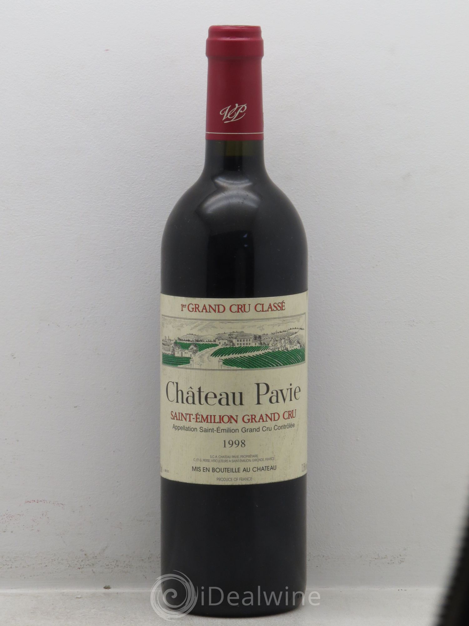 Château Pavie 1er Grand Cru Classé A 1998 - Lot de 1 bouteille - 0