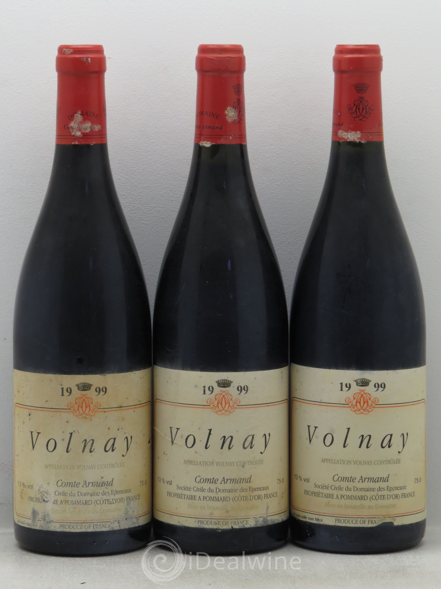 Volnay 1999 - Posten von 3 Flaschen - 0