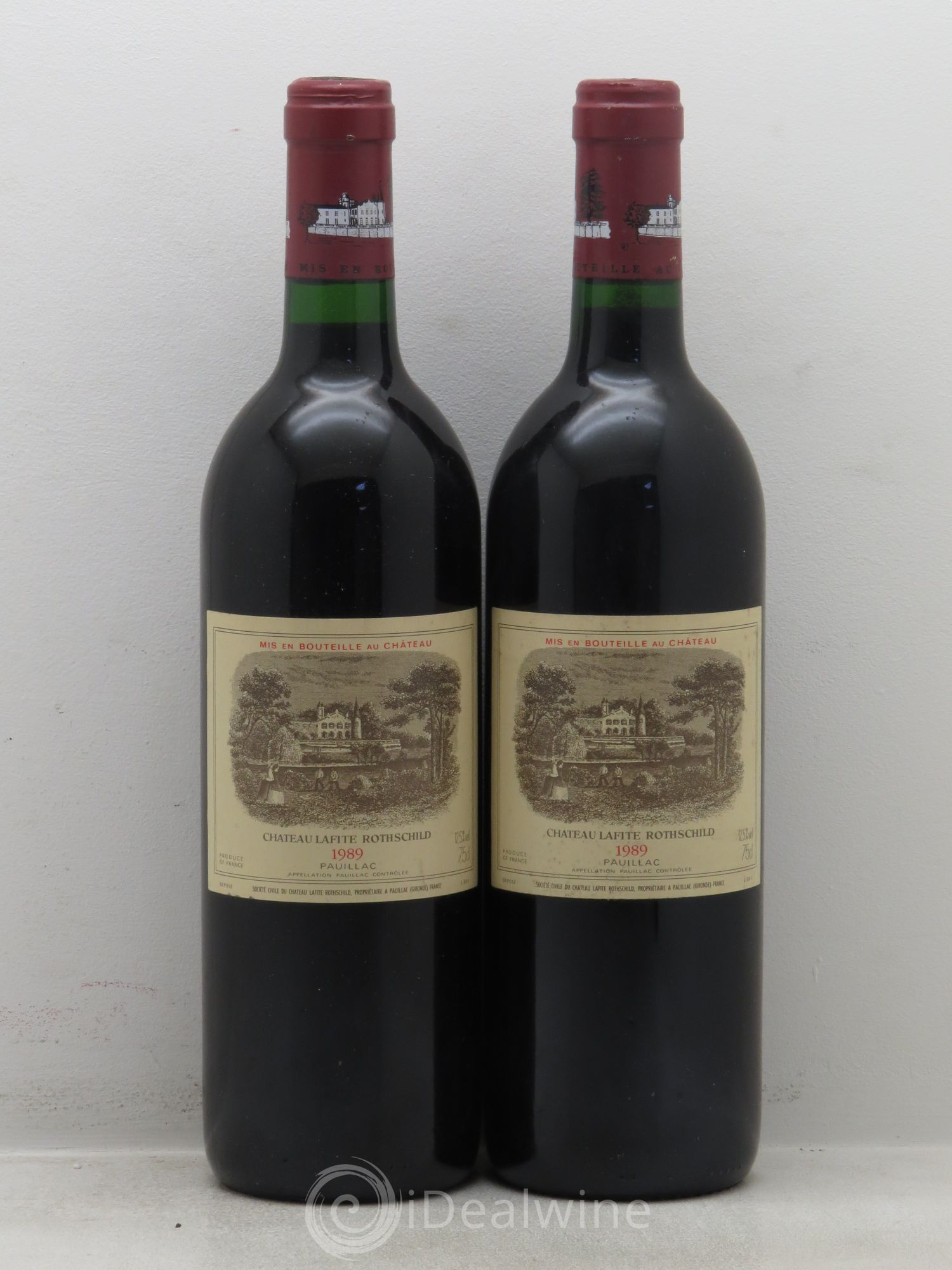 Château Lafite Rothschild 1er Grand Cru Classé 1989 - Lot de 2 bouteilles - 0