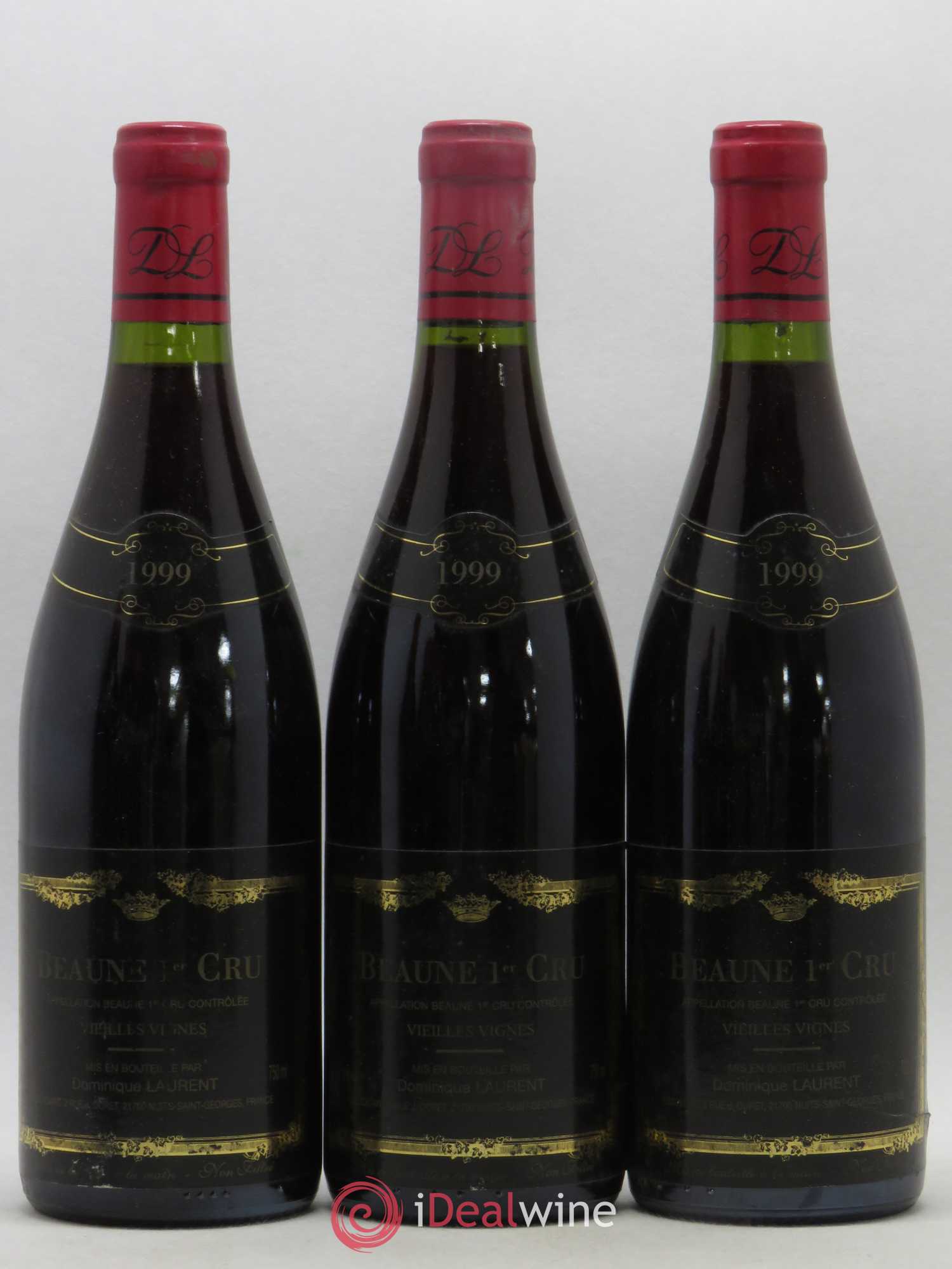 Beaune 1er Cru Vieilles Vignes Dominique Laurent 1999 - Lotto di 6 bottiglie - 2