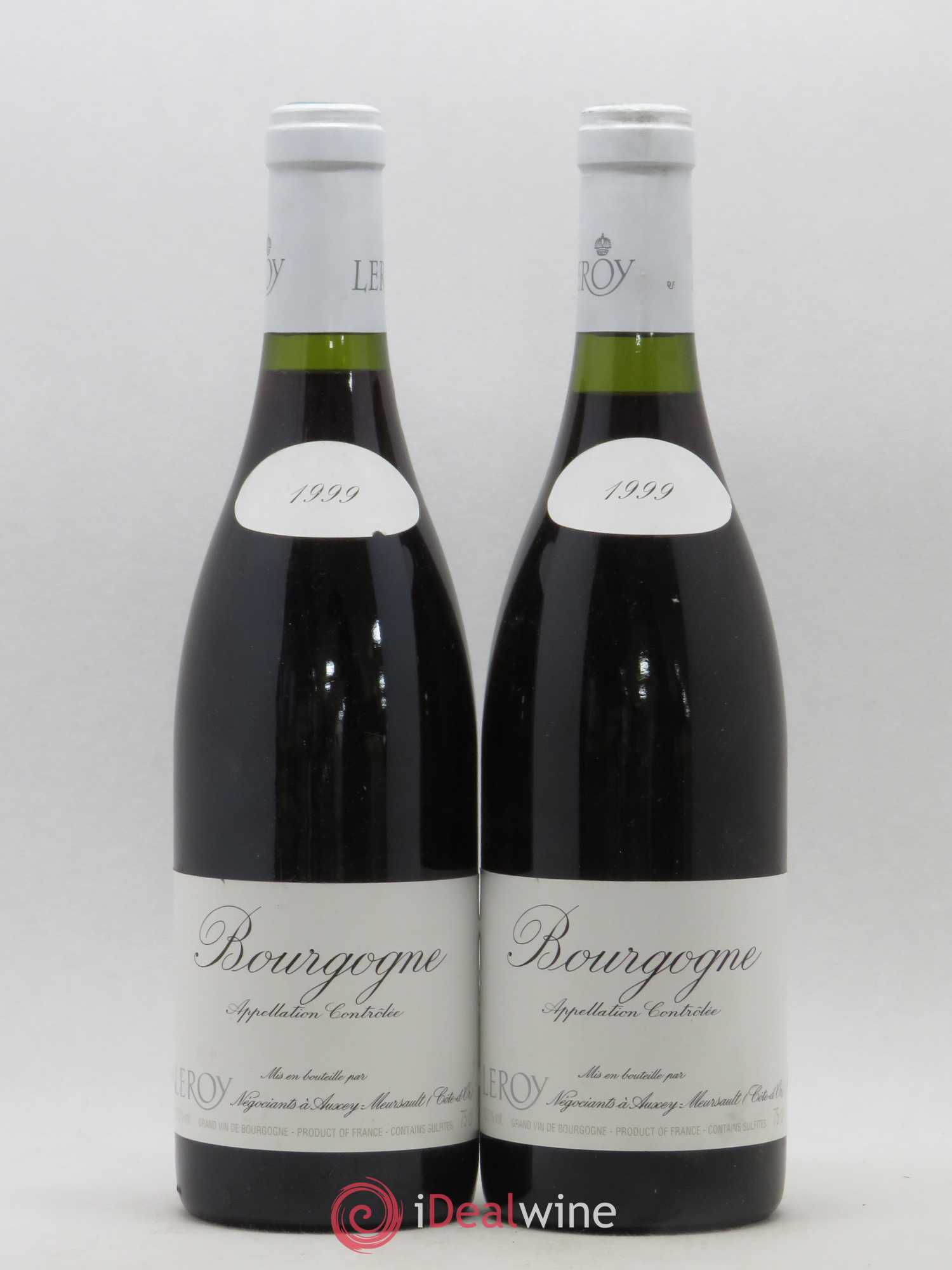 Bourgogne Leroy SA 1999 - Lot de 2 bouteilles - 0