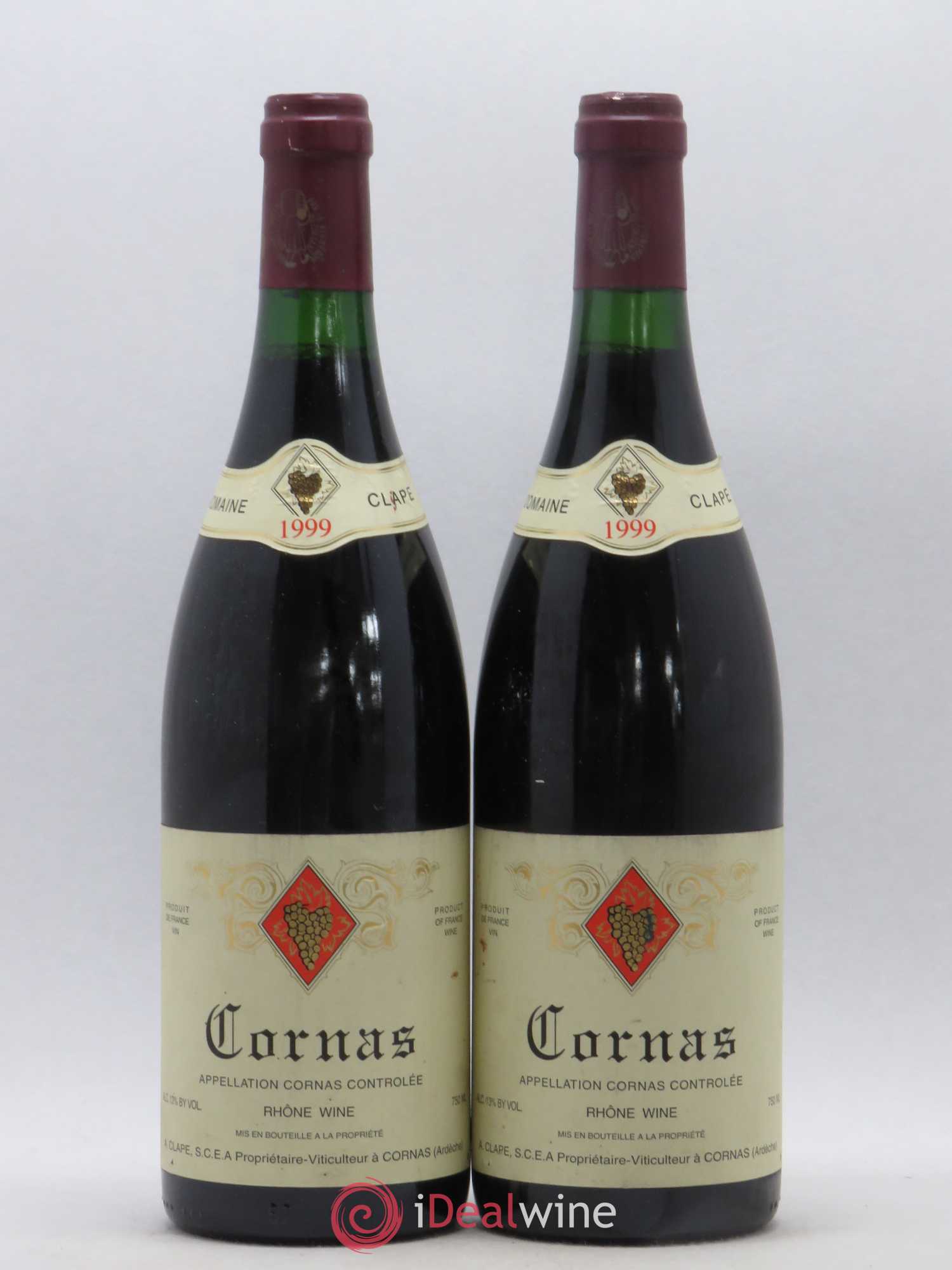 Cornas Auguste Clape 1999 - Lot de 2 bouteilles - 0