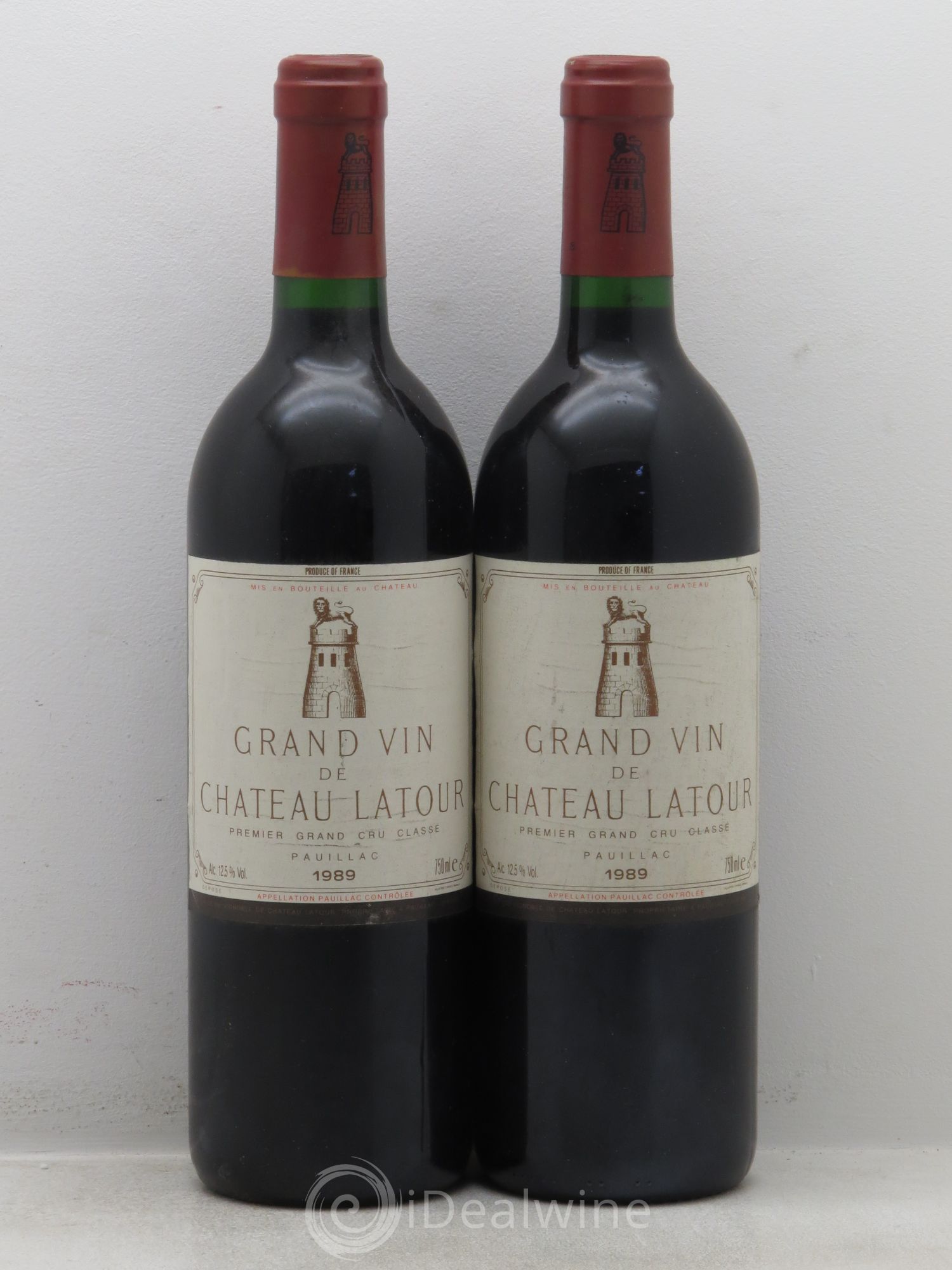 Château Latour 1er Grand Cru Classé 1989 - Lot de 2 bouteilles - 0