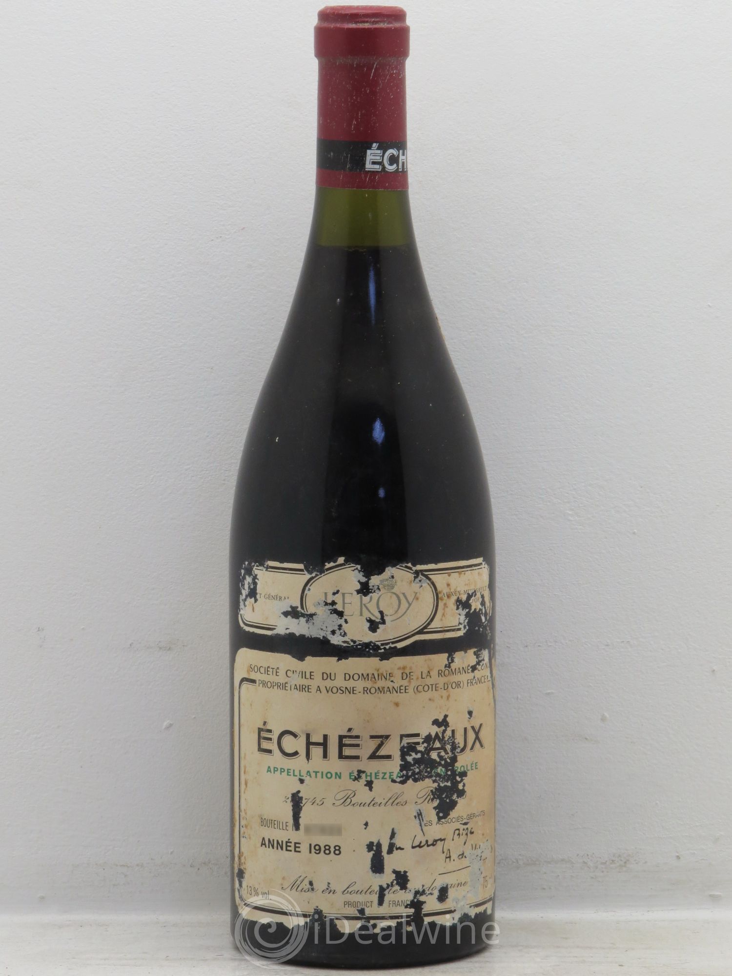 Echezeaux Grand Cru Domaine de la Romanée-Conti 1988 - Lot de 1 bouteille - 0