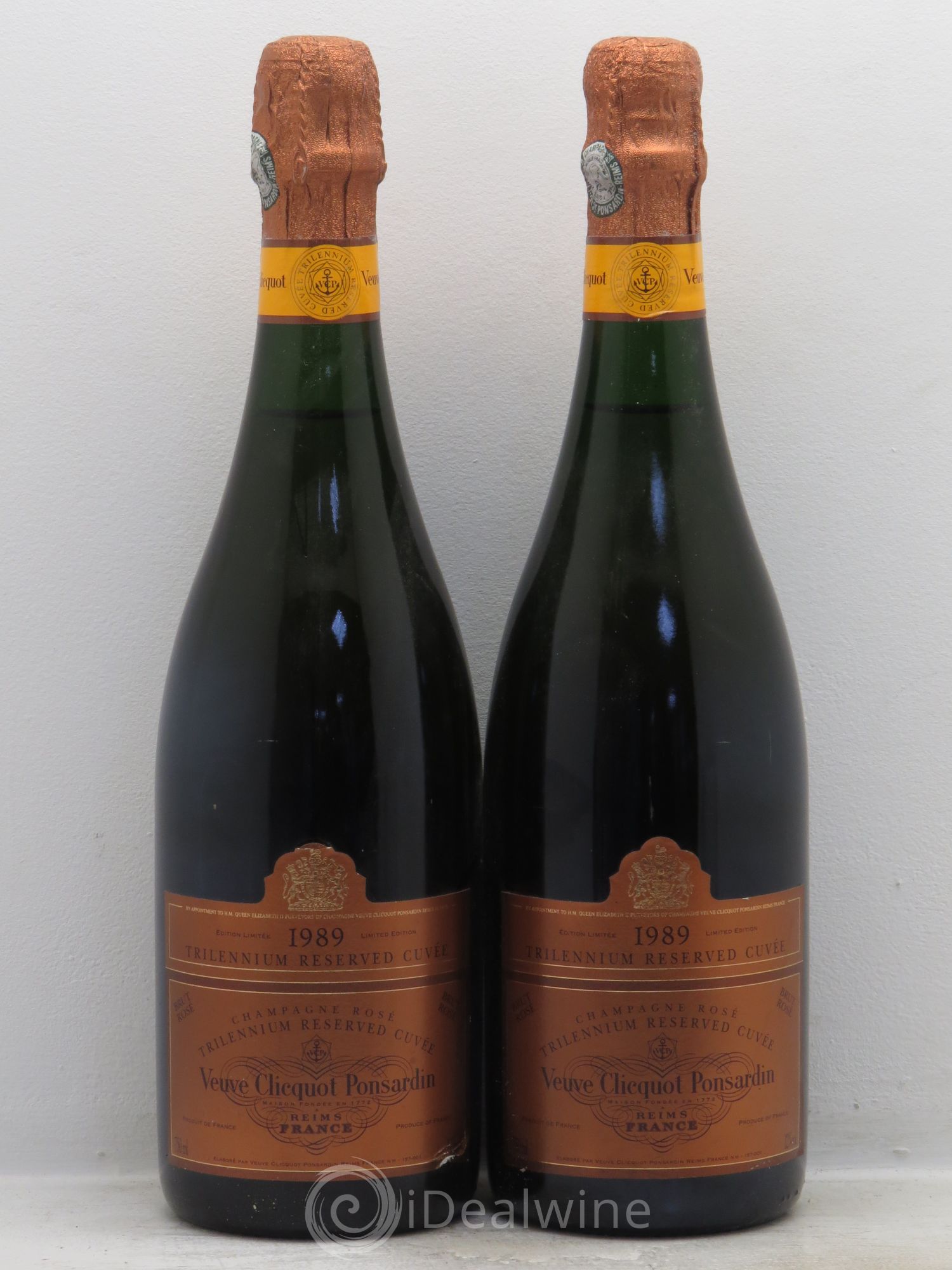 Champagne - Veuve Clicquot Ponsardin Réserve 1989 - Posten von 2 Flaschen - 0