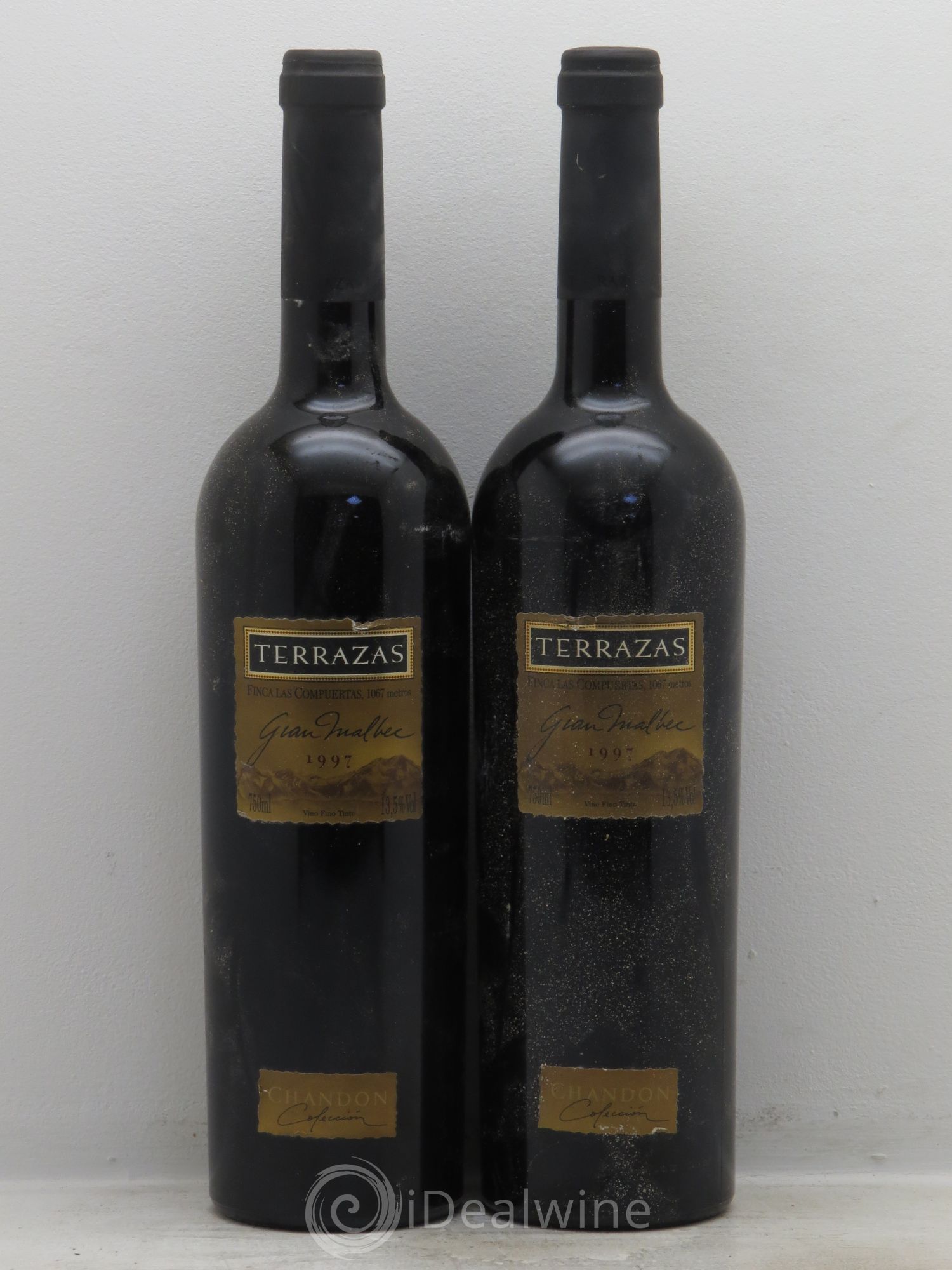 Divers Terrazas de los Andes Gran Malbec 1997 - Posten von 2 Flaschen - 0
