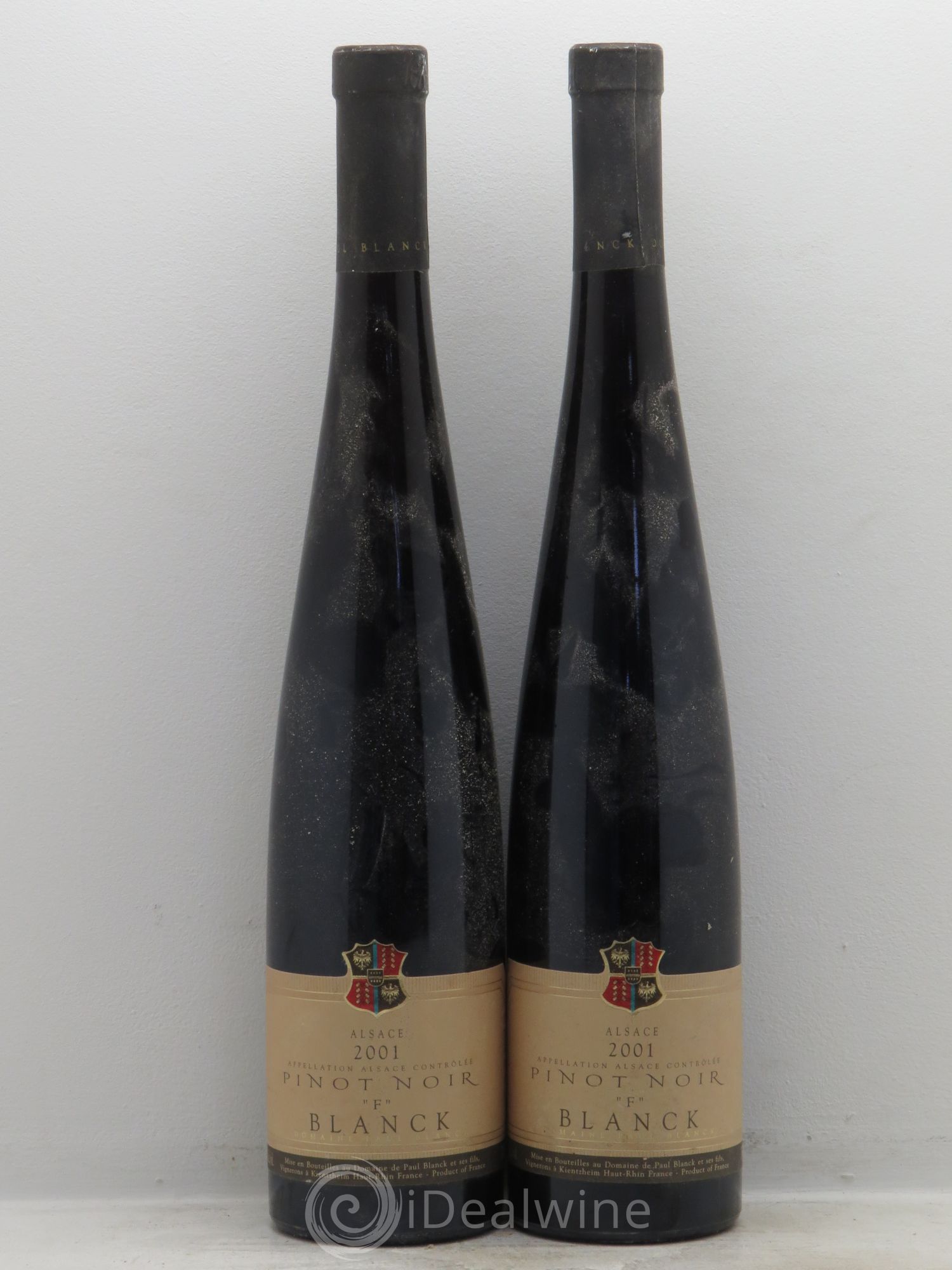 Pinot Noir Blanck "f" 2001 - Posten von 2 Flaschen - 0