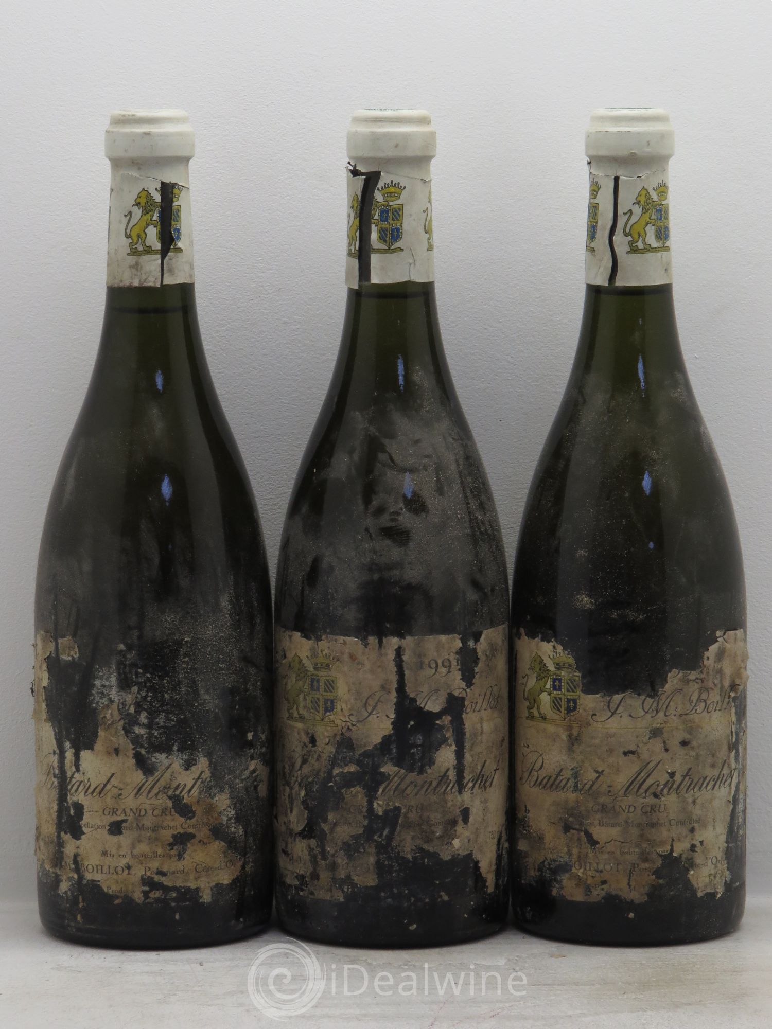 Bâtard-Montrachet Grand Cru JM Boillot 1991 - Posten von 3 Flaschen - 0