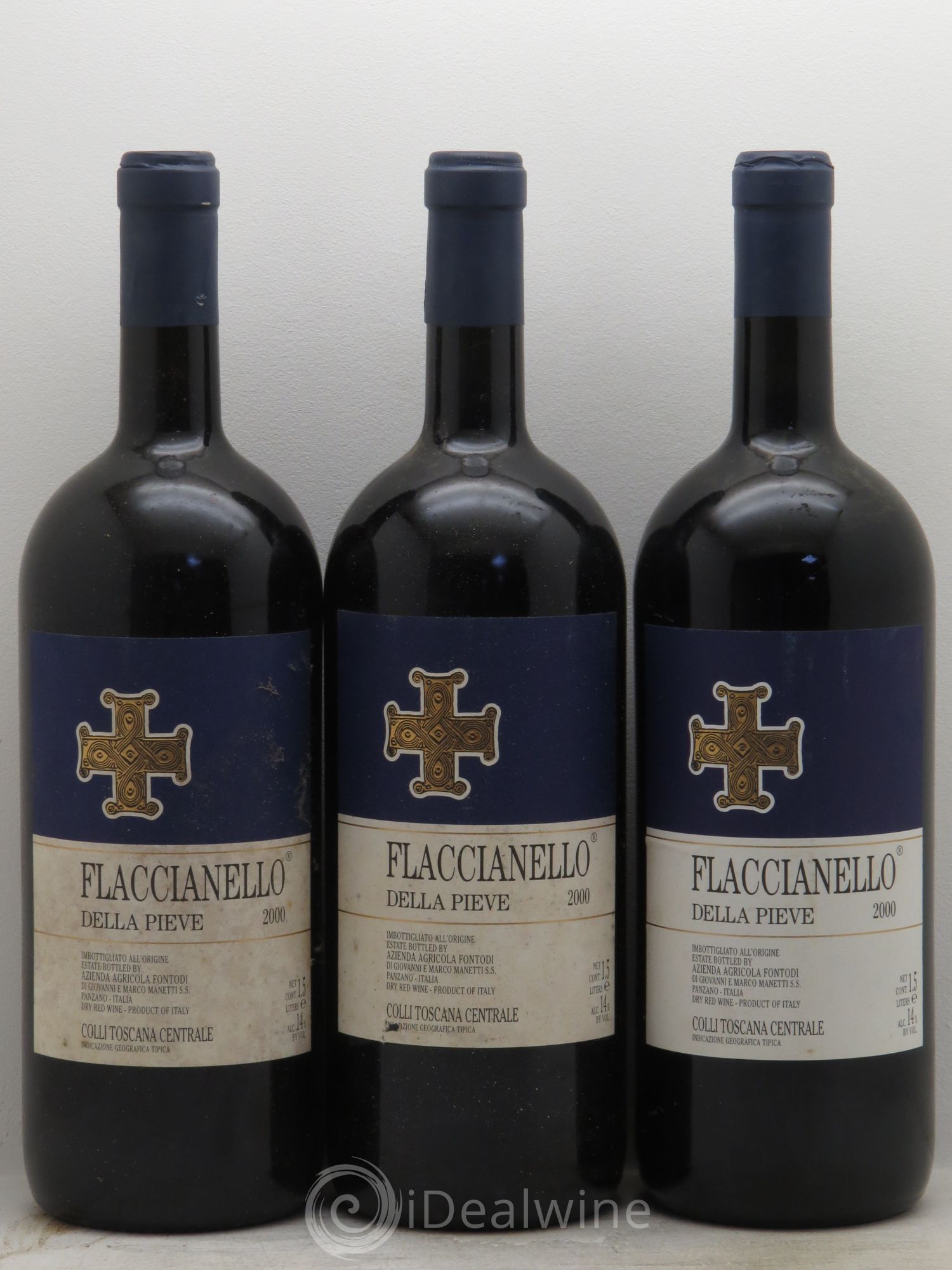 Italie Flaccianello della Pieve Azienda Agricola Fontodi 2000 - Posten von 3 Magnum - 0