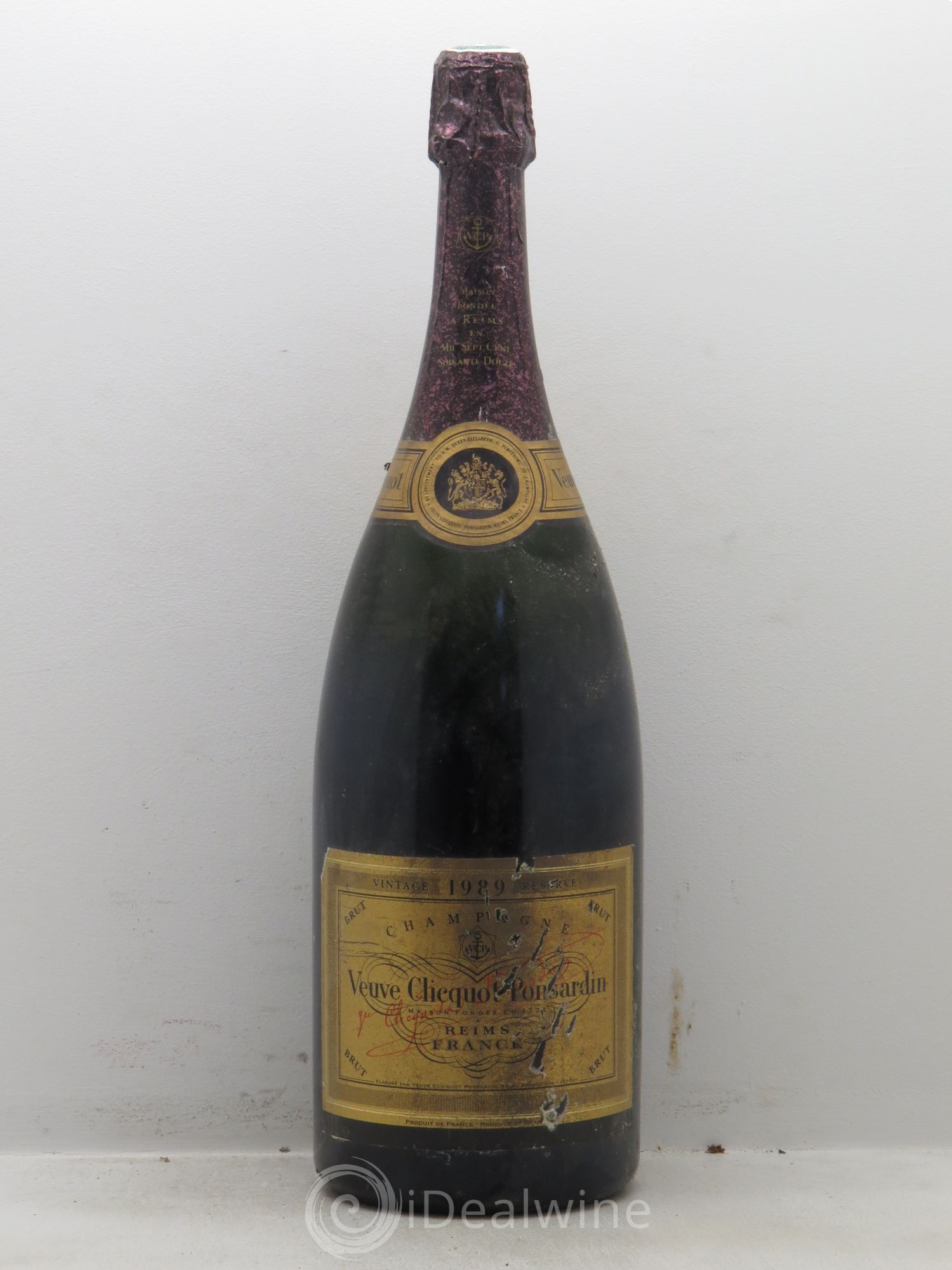 Vintage Veuve Clicquot 1989 - Lot de 1 magnum - 0
