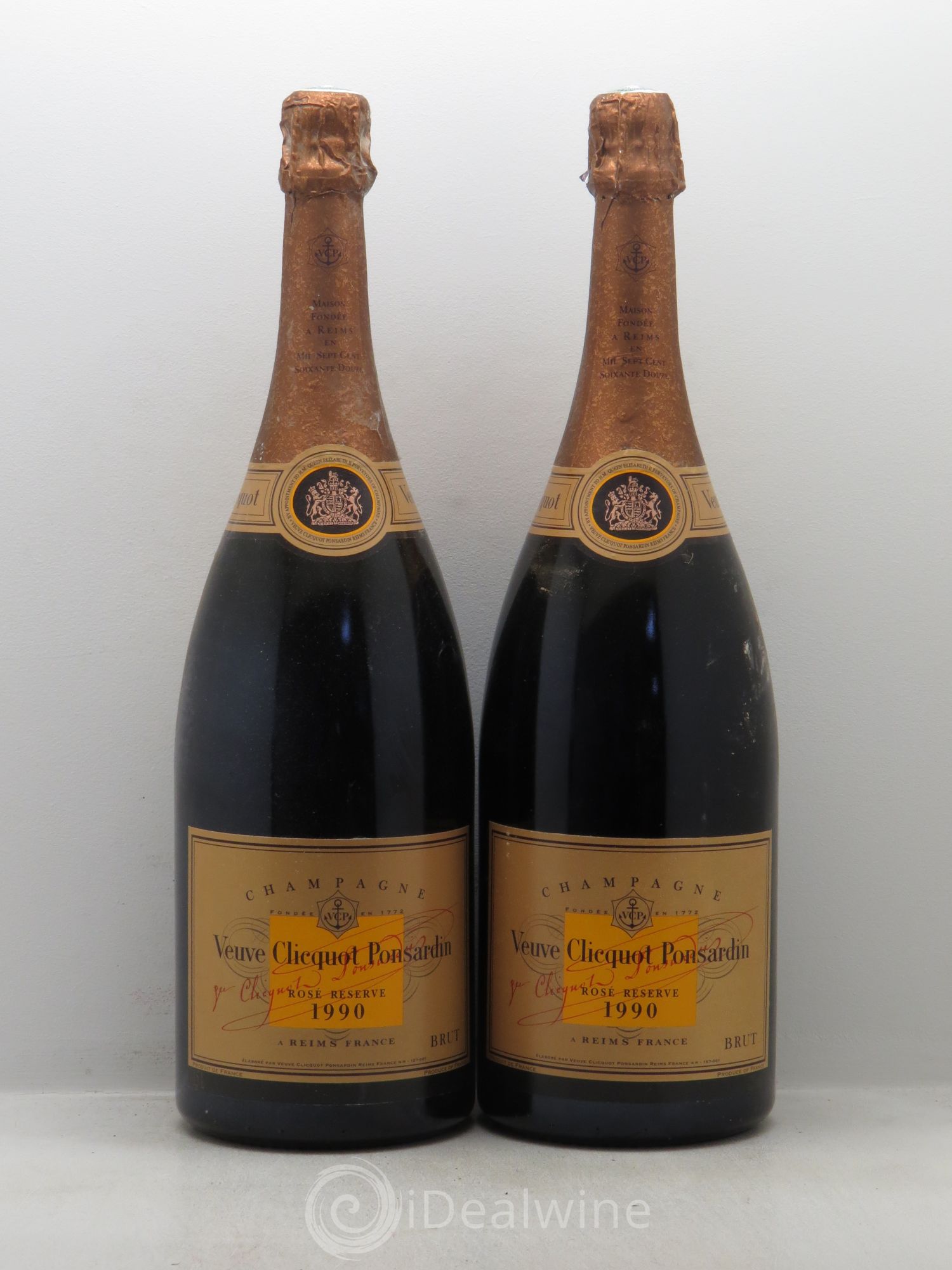 Champagne - Veuve Clicquot Ponsardin Réserve 1990 - Posten von 2 Magnum - 0