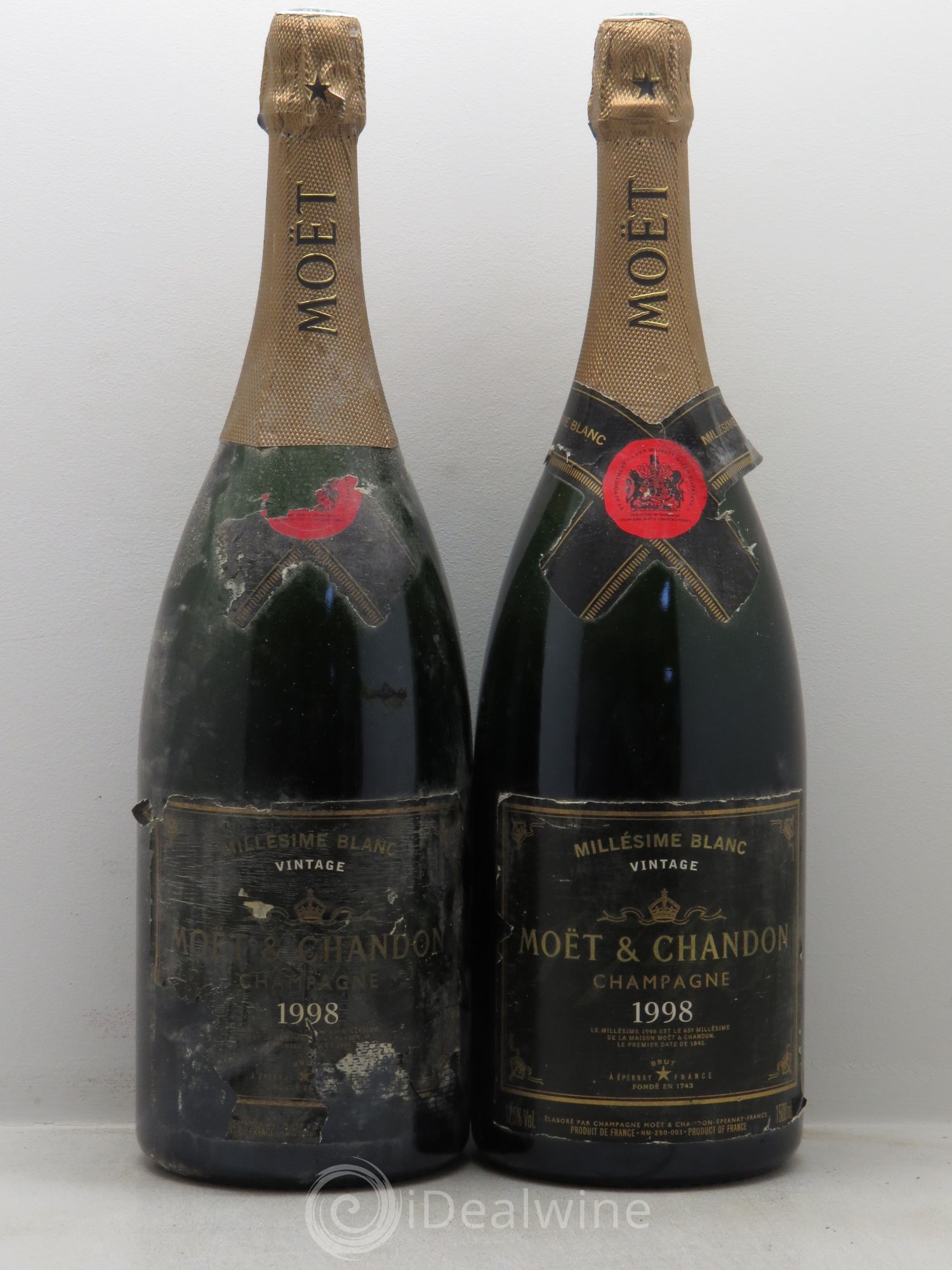 Champagne Moët et Chandon 1998 - Posten von 2 Magnum - 0
