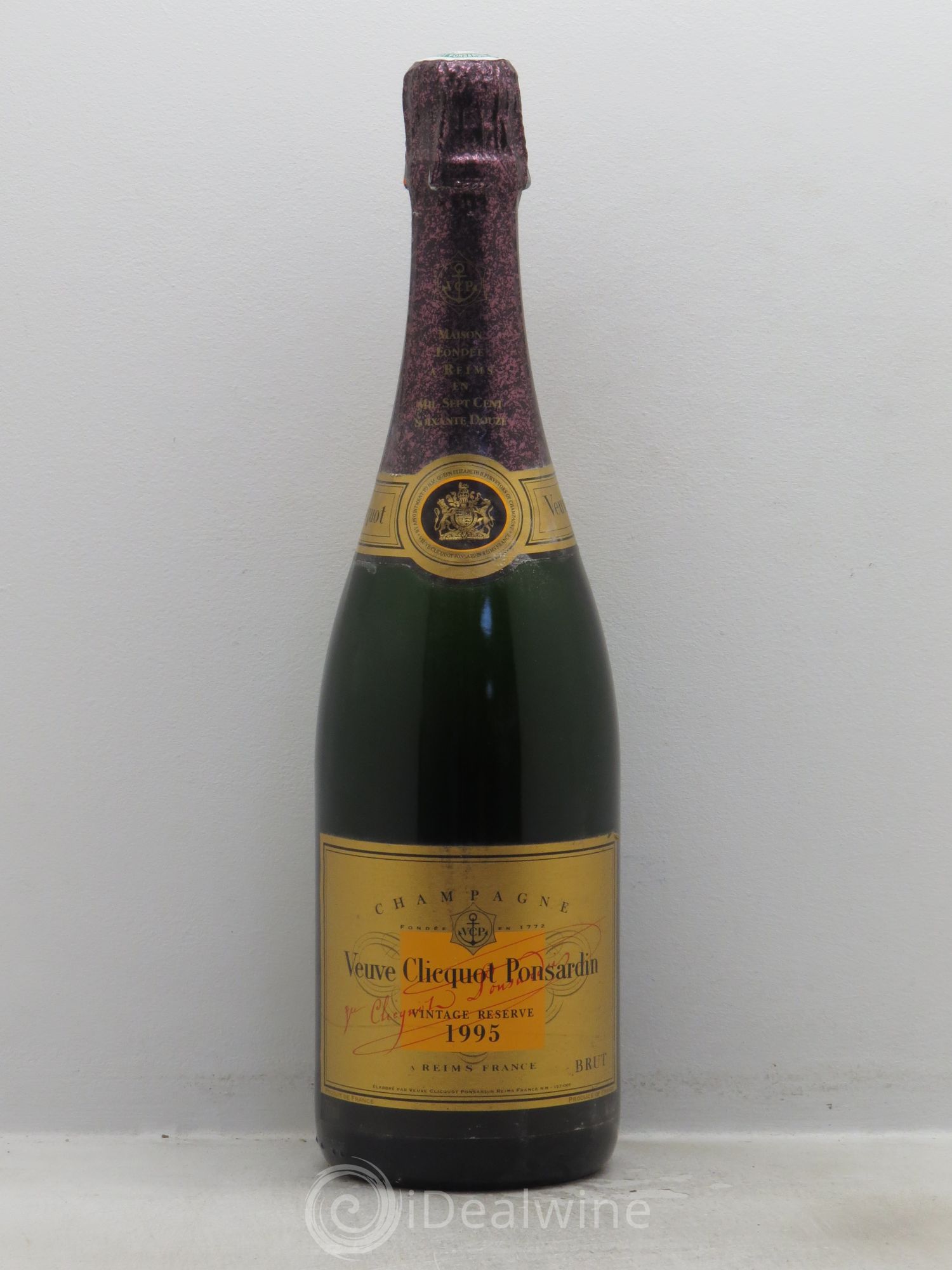 Vintage Veuve Clicquot 1995 - Lot de 1 bouteille - 0