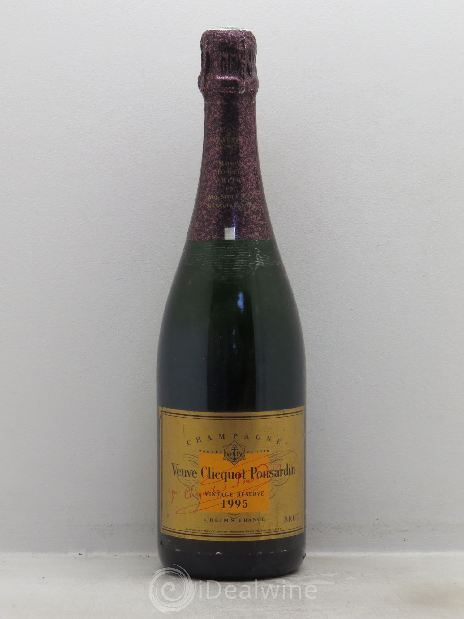 Vintage Veuve Clicquot 1995 - Lot de 1 bouteille - 0