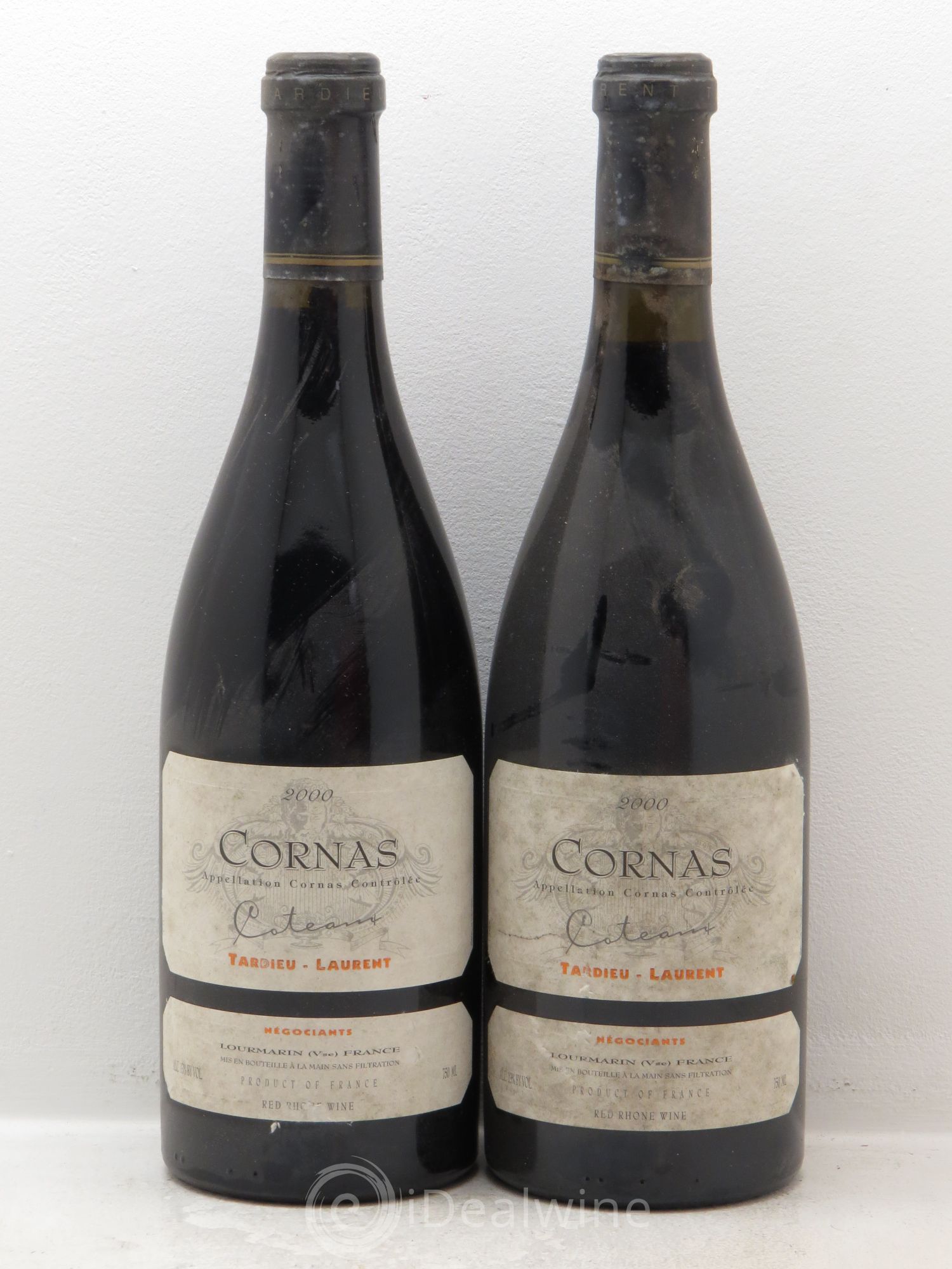 Cornas Coteaux Maison Tardieu-Laurent 2000 - Lot de 2 bouteilles - 0