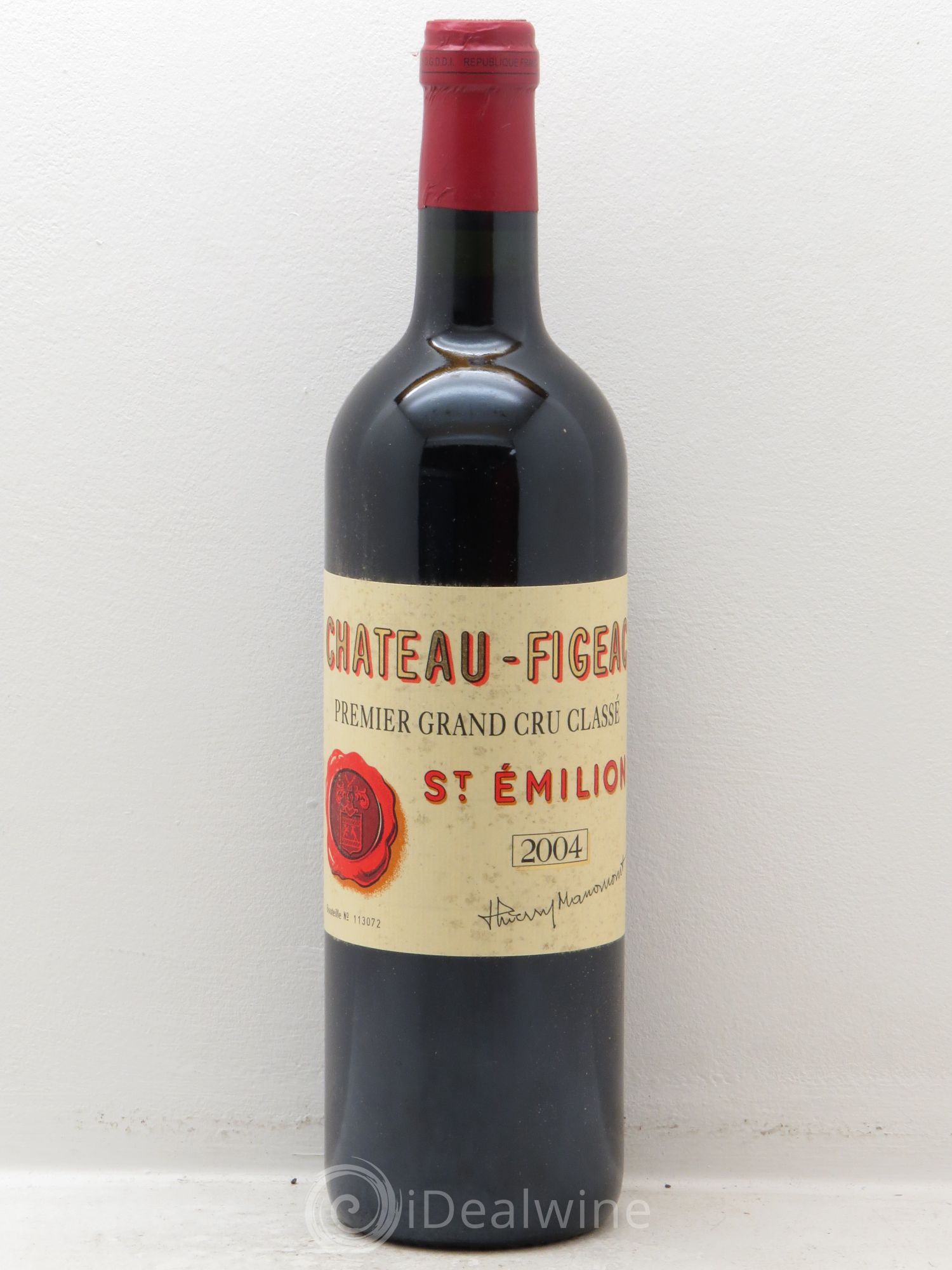 Château Figeac 1er Grand Cru Classé A 2004 - Lot de 12 bouteilles - 0