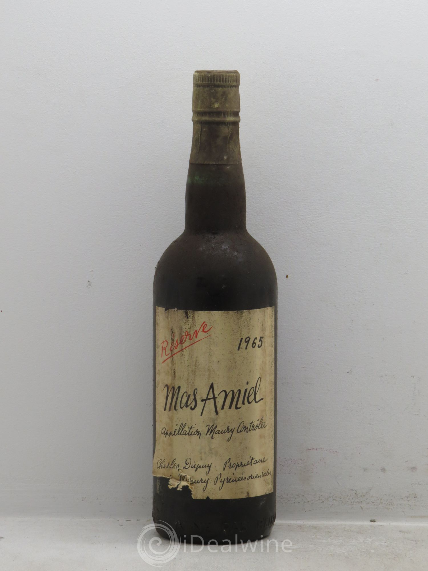 Maury Mas Amiel Charles Dupuy Réserve 1965 - Posten von 1 Flasche - 0
