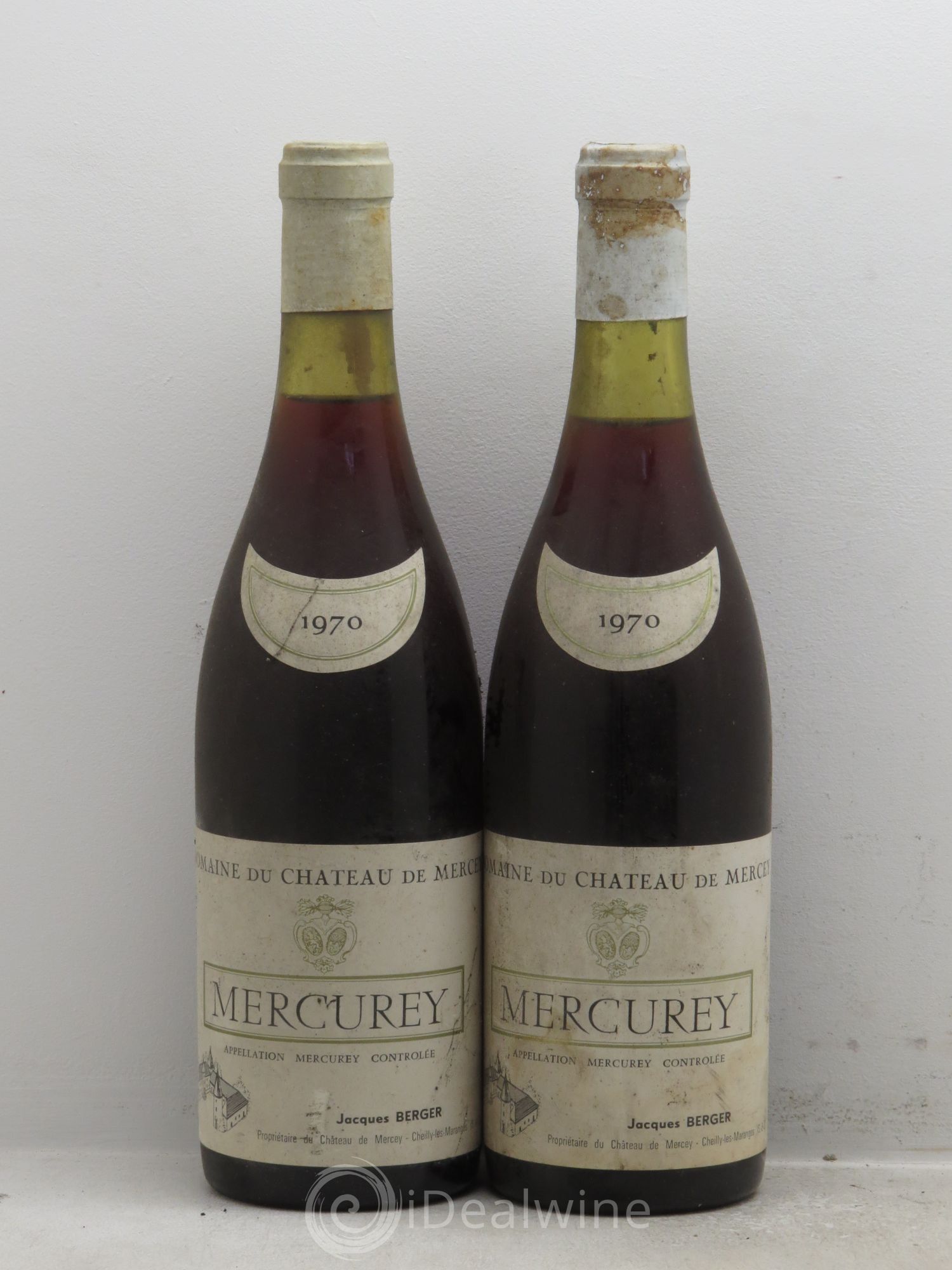 Mercurey 1970 - Lot de 2 bouteilles - 0