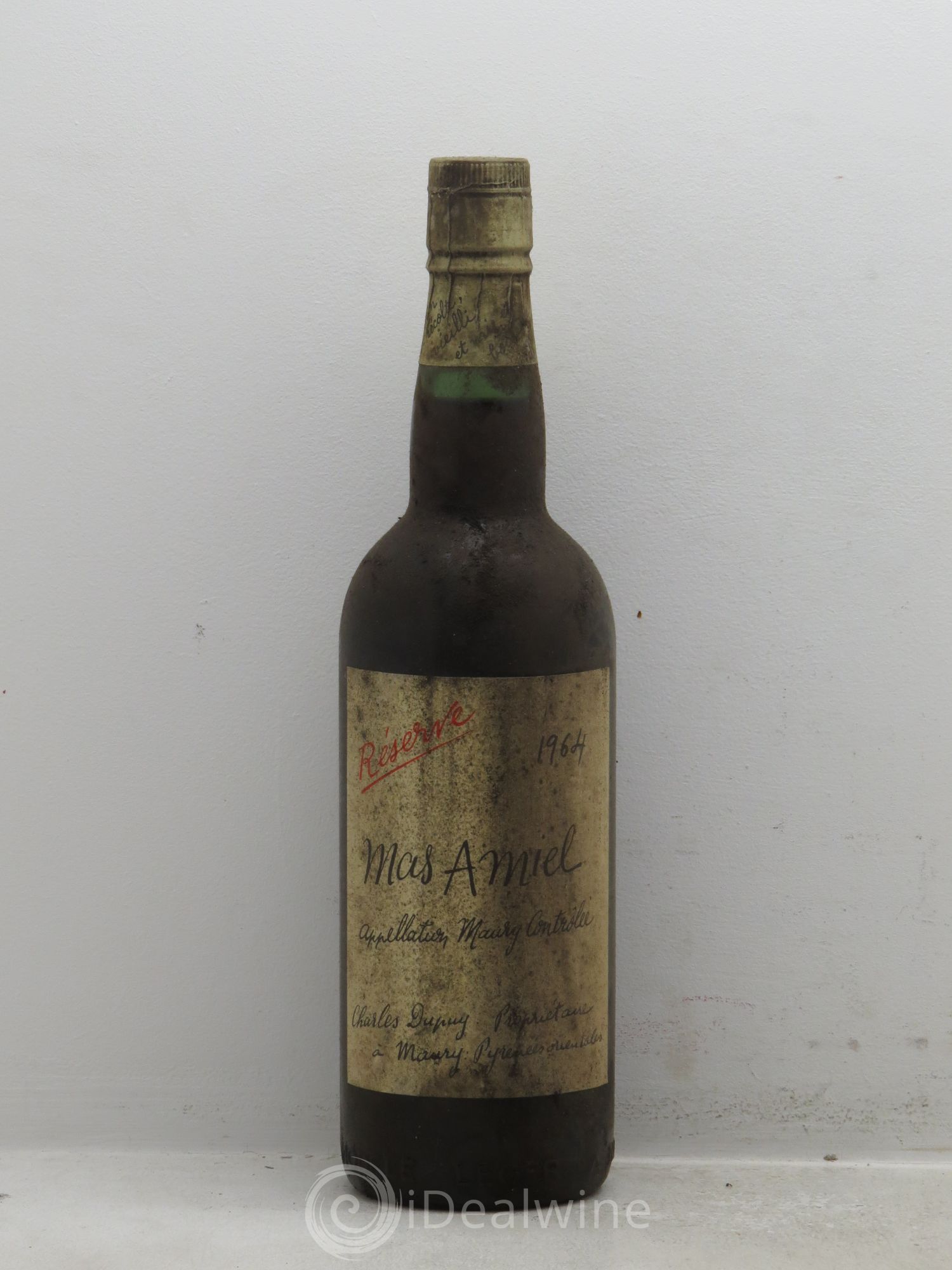 Maury Mas Amiel Charles Dupuy Réserve 1964 - Posten von 1 Flasche - 0