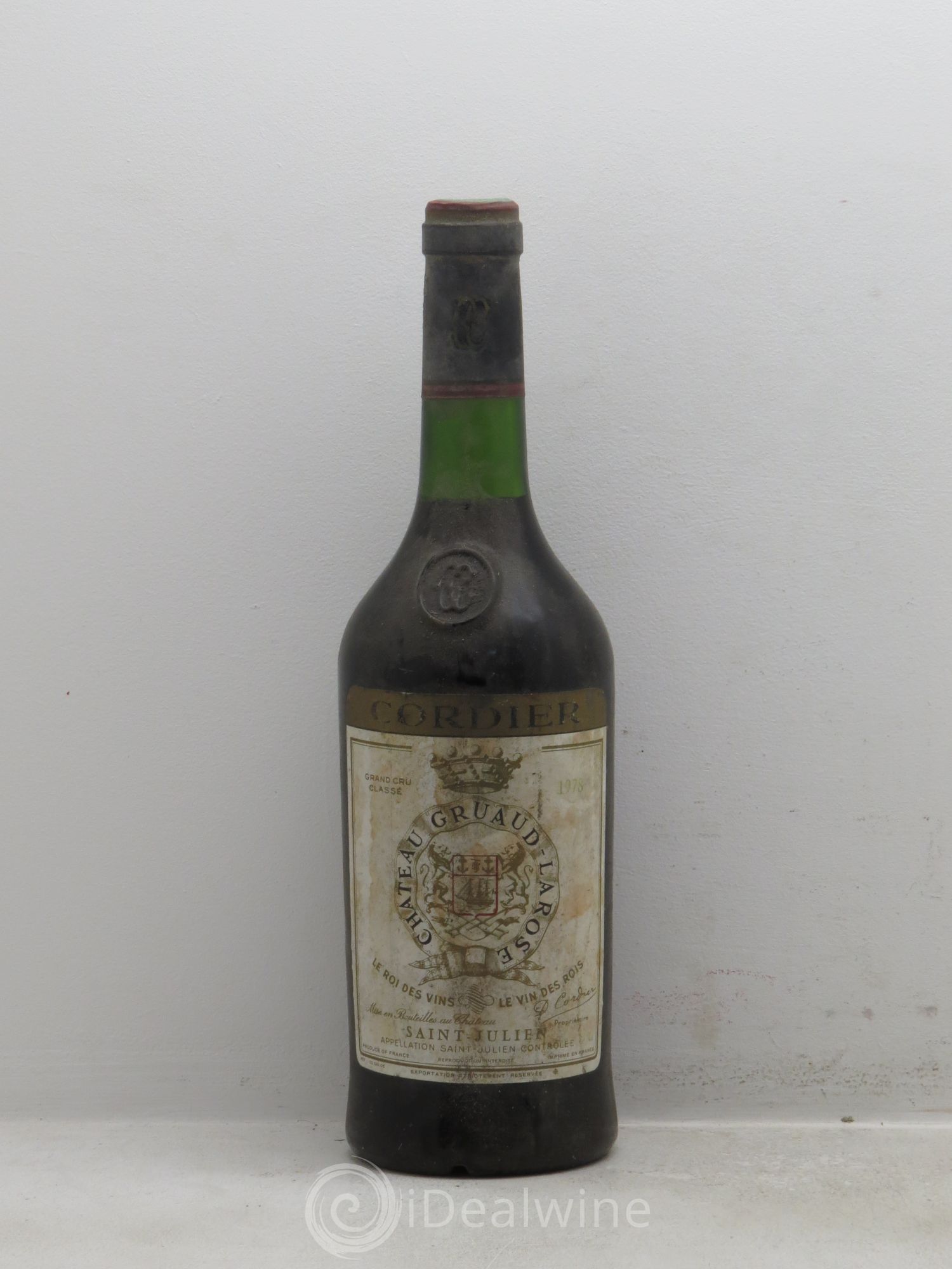 Château Gruaud Larose 2ème Grand Cru Classé 1978 - Lot de 6 bouteilles - 0