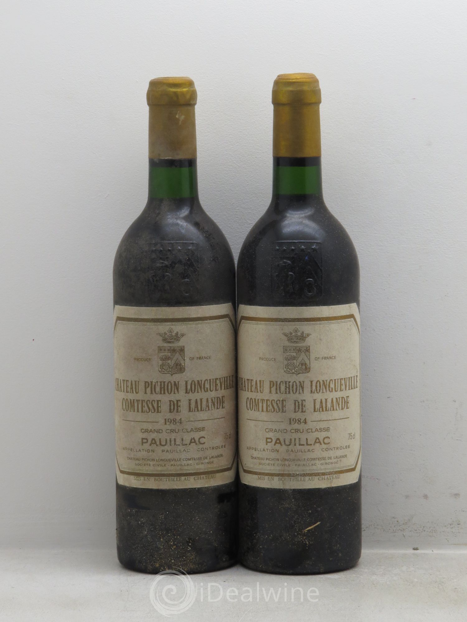 Château Pichon Longueville Comtesse de Lalande 2ème Grand Cru Classé 1984 - Lot de 2 bouteilles - 0
