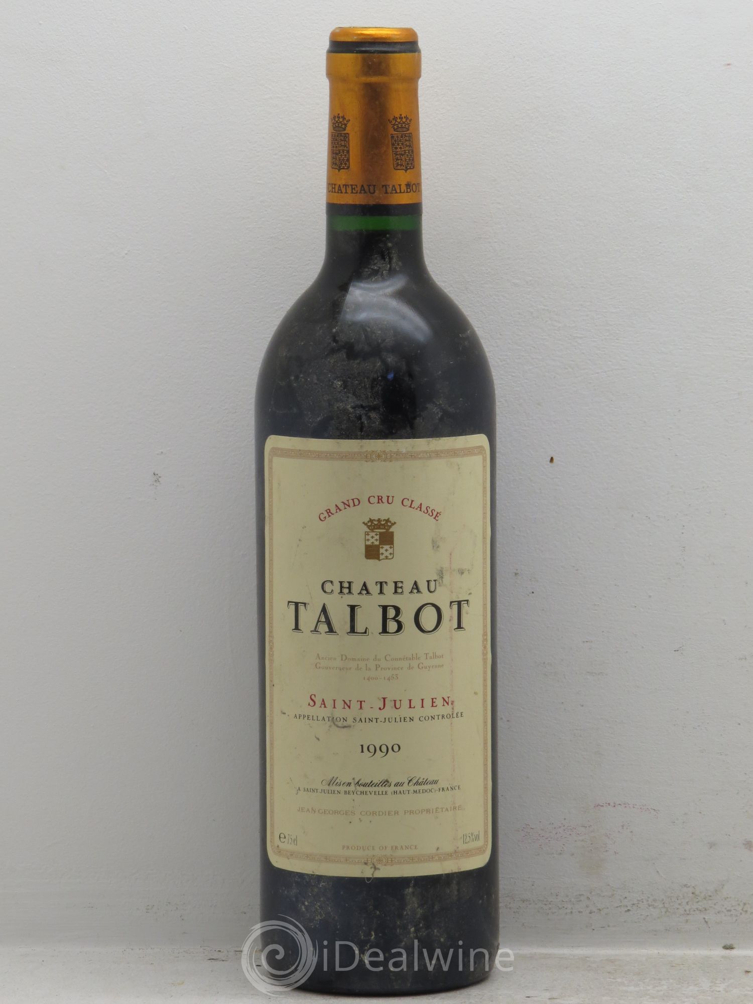 Château Talbot 4ème Grand Cru Classé 1990 - Lot de 6 bouteilles - 0