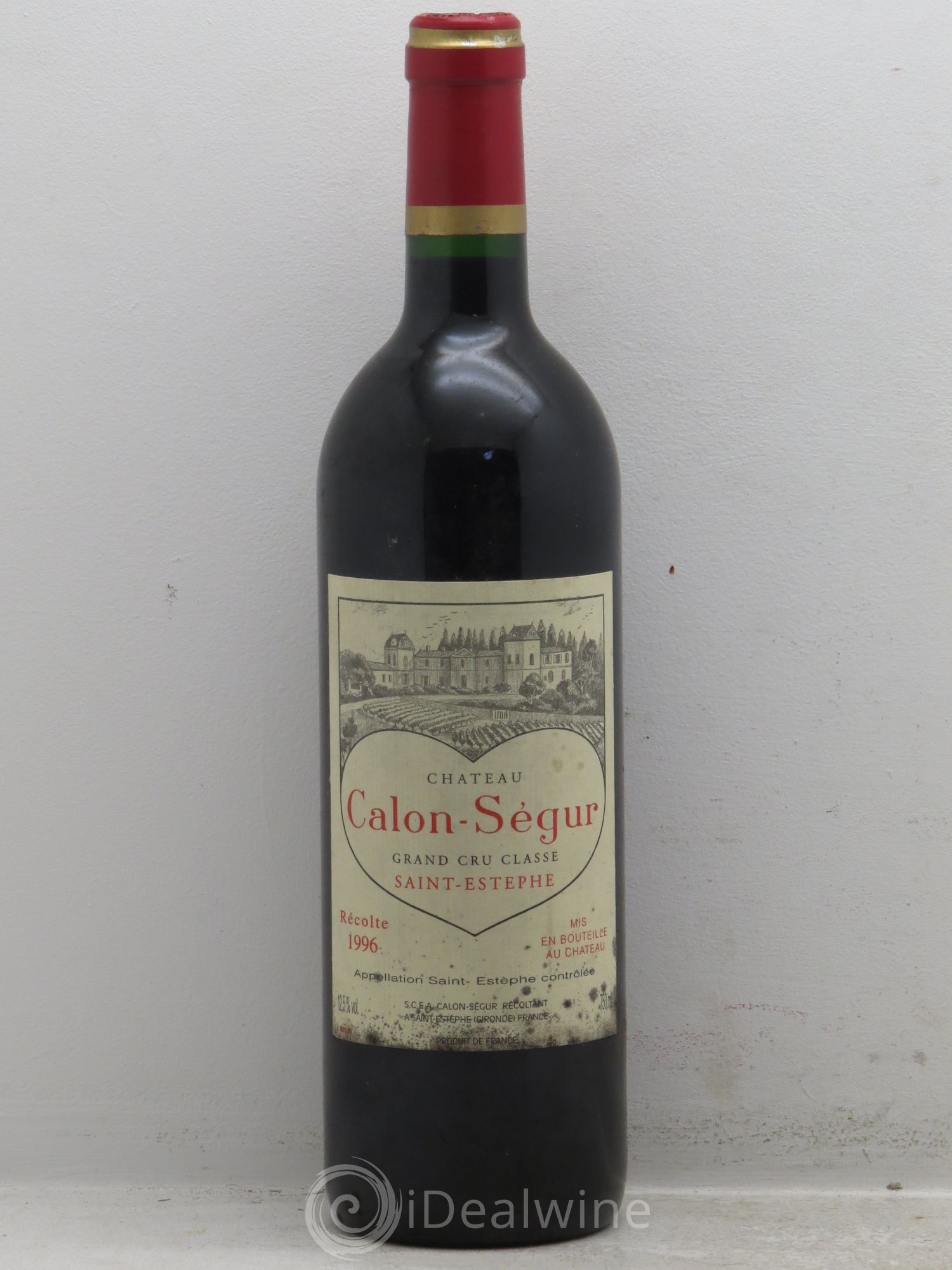 Château Calon Ségur 3ème Grand Cru Classé 1996 - Lot de 6 bouteilles - 0