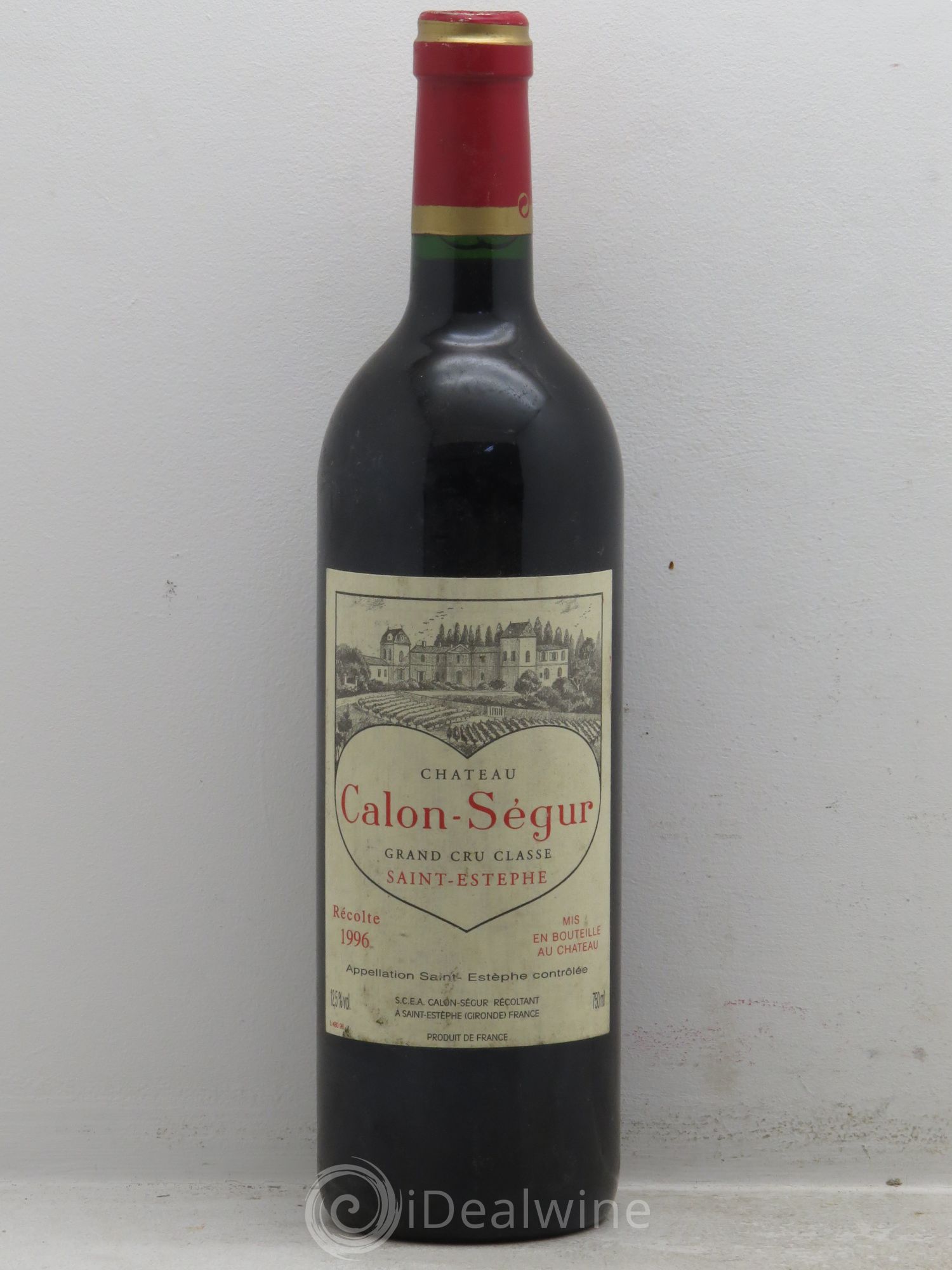 Château Calon Ségur 3ème Grand Cru Classé 1996 - Lot de 1 bouteille - 0