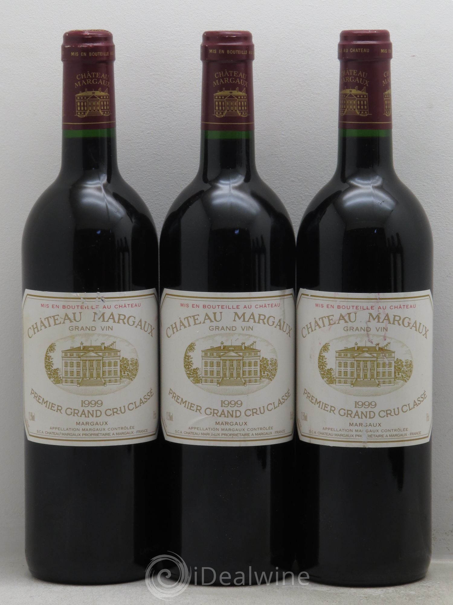 Château Margaux 1er Grand Cru Classé 1999 - Lot de 6 bouteilles - 1