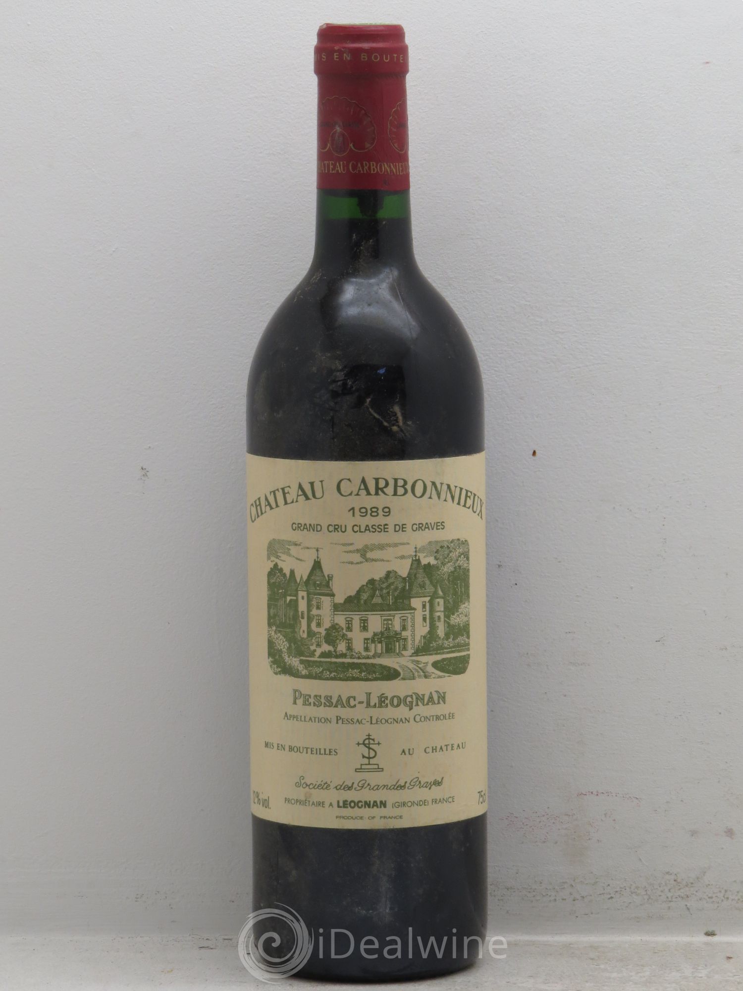 Château Carbonnieux Cru Classé de Graves 1989 - Lot de 1 bouteille - 0