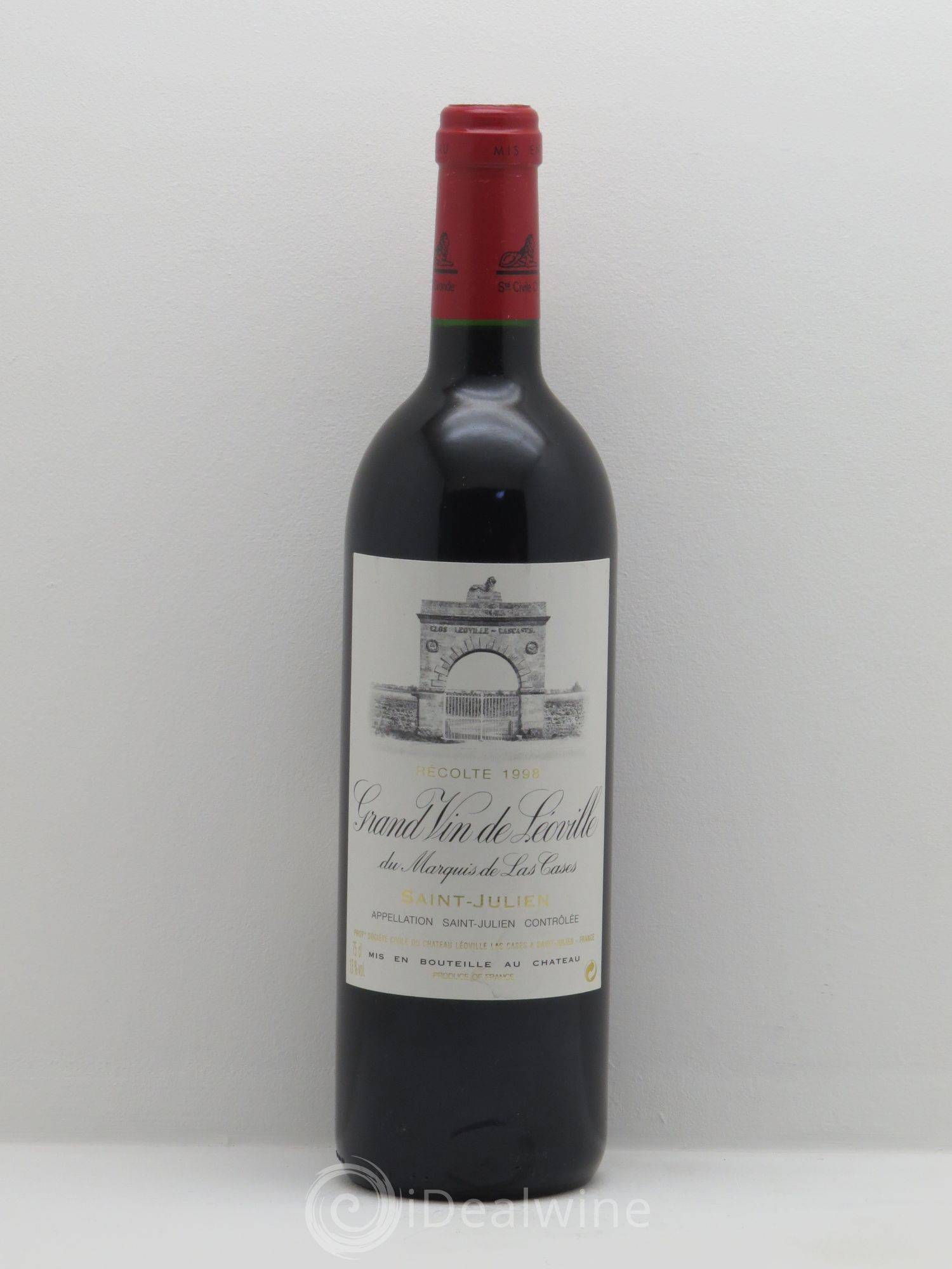 Château Léoville Las Cases 2ème Grand Cru Classé 1998 - Lot de 1 bouteille - 0
