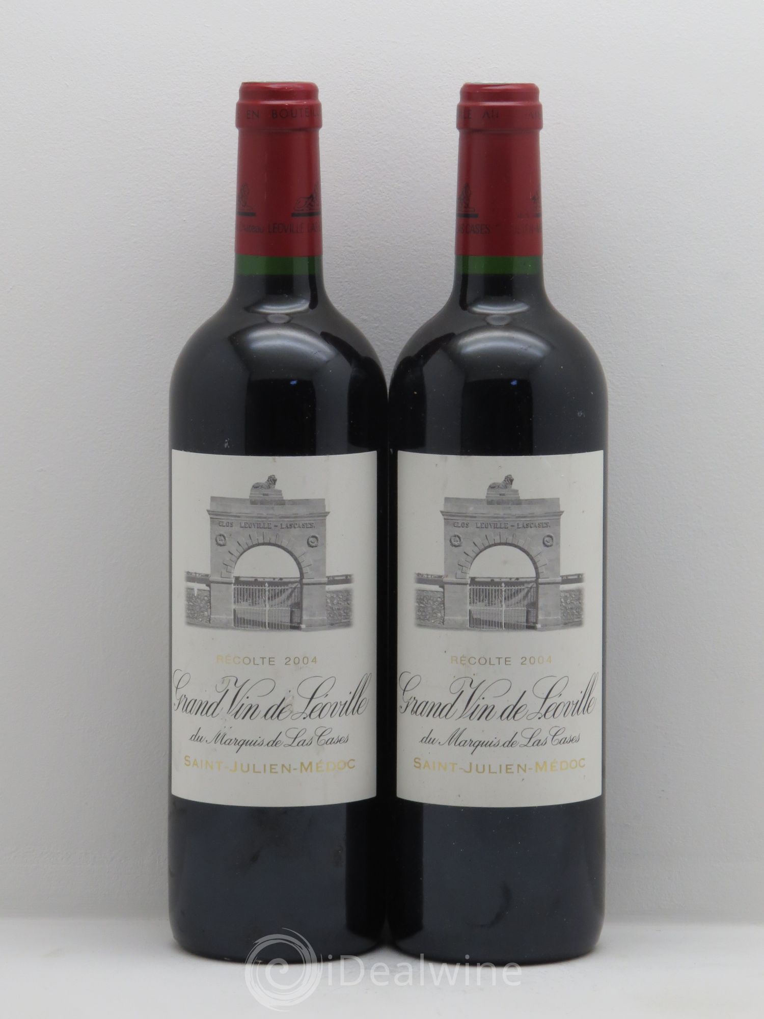 Château Léoville Las Cases 2ème Grand Cru Classé 2004 - Lot de 2 bouteilles - 0