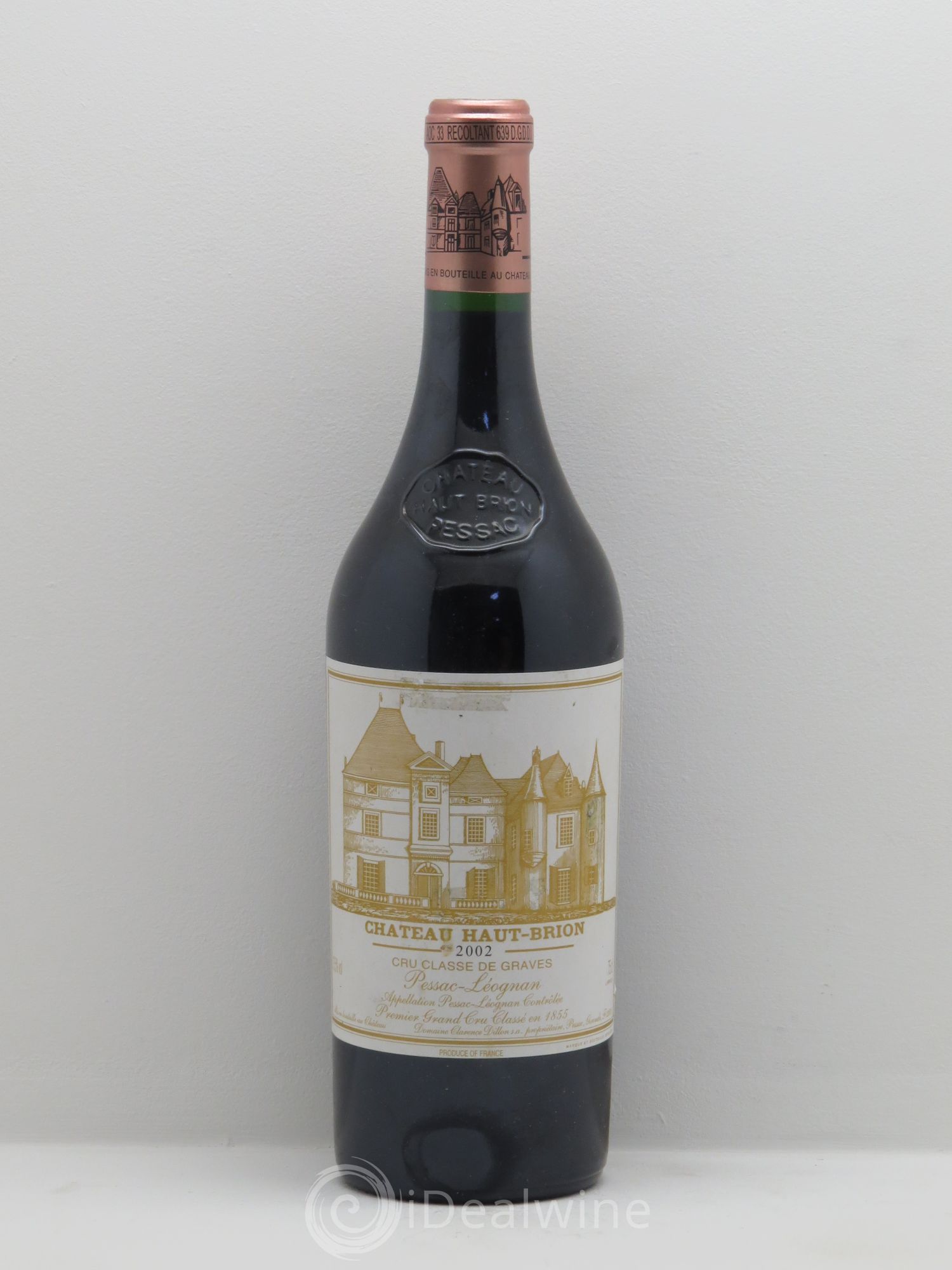 Château Haut Brion 1er Grand Cru Classé 2002 - Lot de 1 bouteille - 0
