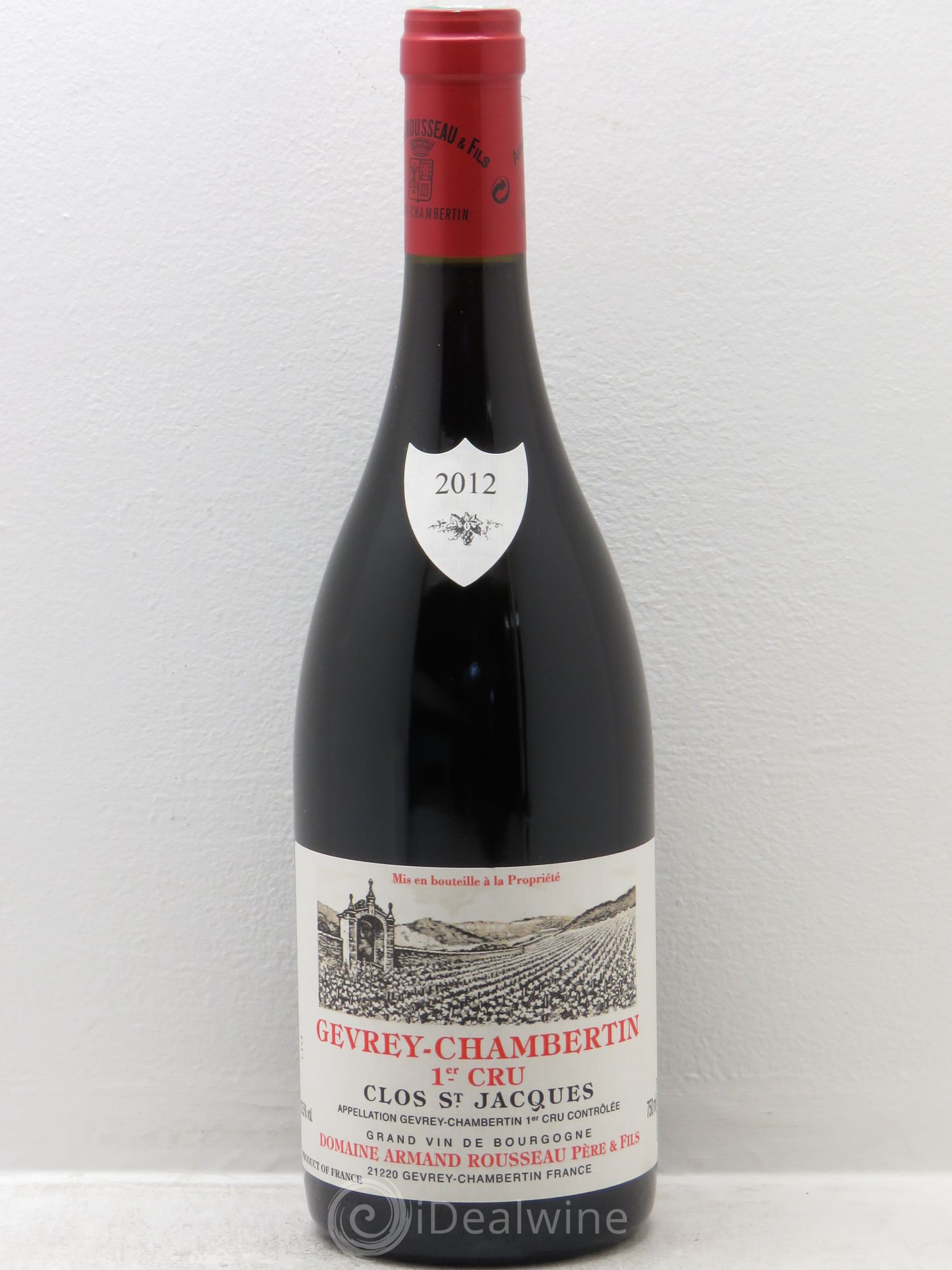 Gevrey-Chambertin 1er Cru Clos Saint-Jacques Armand Rousseau (Domaine) 2012 - Lot de 1 bouteille - 0