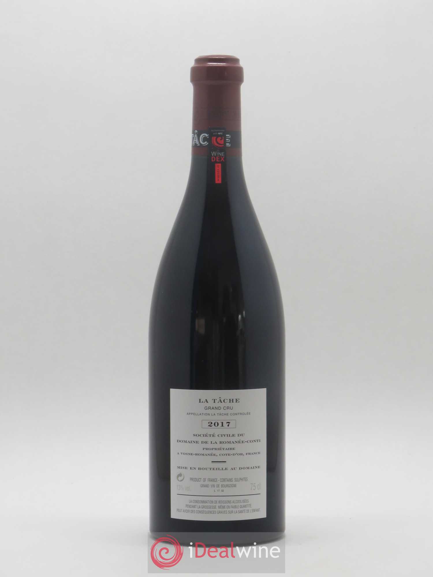 La Tâche Grand Cru Domaine de la Romanée-Conti 2017 - Lot de 1 bouteille - 1