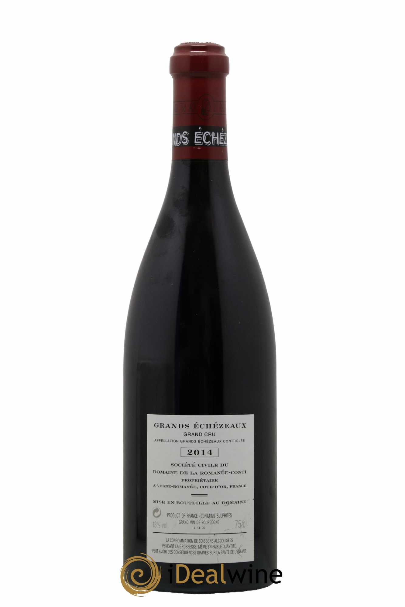 Grands-Echezeaux Grand Cru Domaine de la Romanée-Conti 2014 - Lot de 1 bouteille - 1
