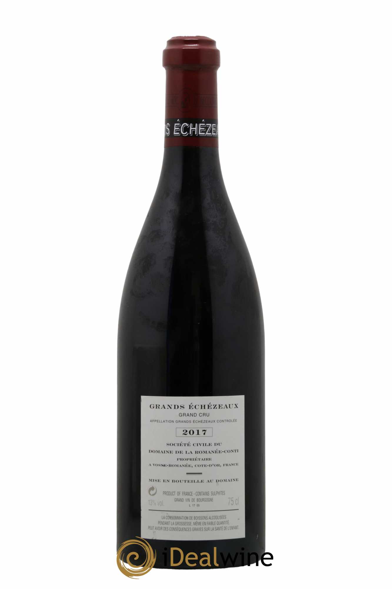 Grands-Echezeaux Grand Cru Domaine de la Romanée-Conti 2017 - Lot de 1 bouteille - 1