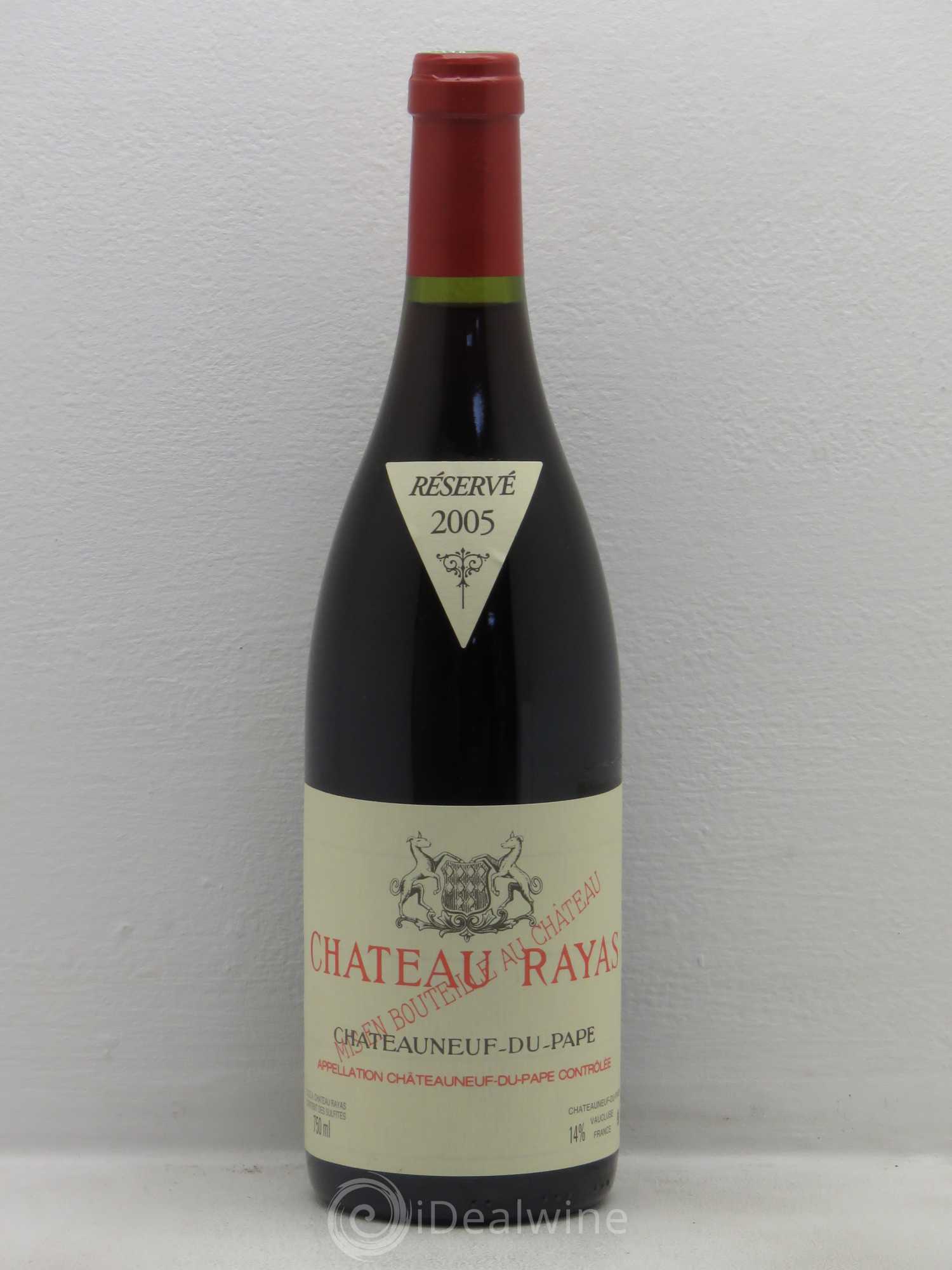Châteauneuf-du-Pape Château Rayas Emmanuel Reynaud 2005 - Lot de 1 bouteille - 0