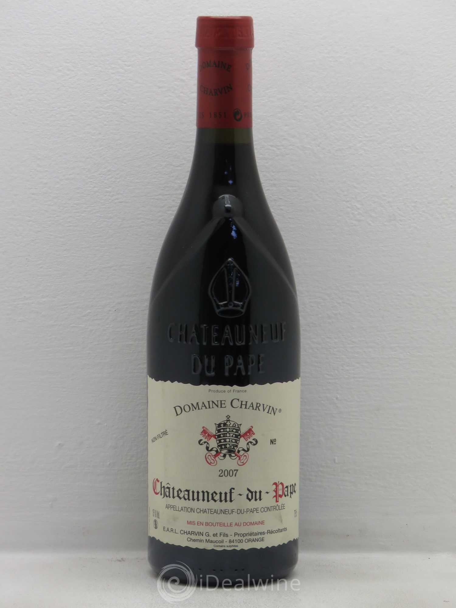 Châteauneuf-du-Pape Charvin (Domaine) 2007 - Lot de 1 bouteille - 0