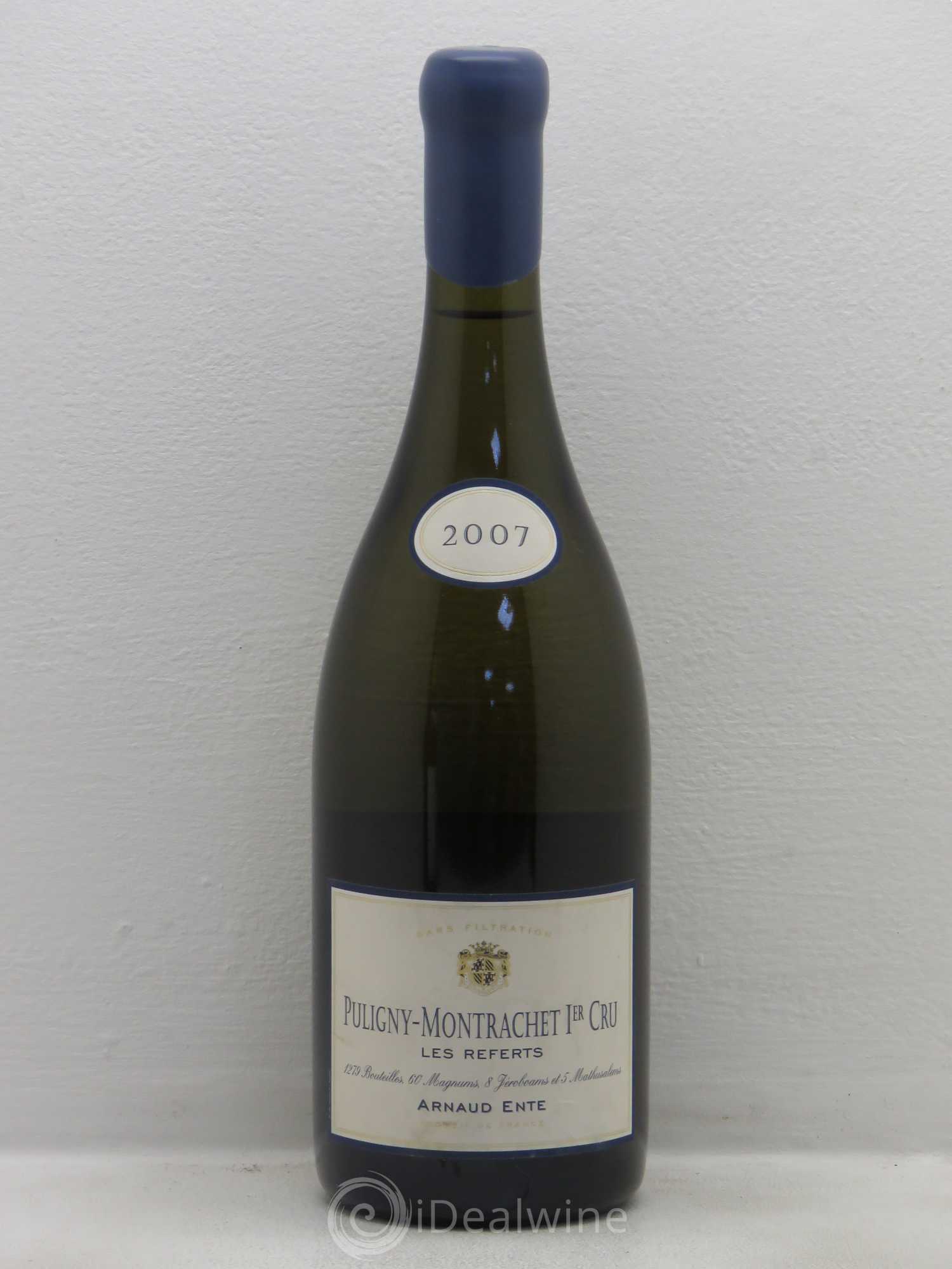 Puligny-Montrachet 1er Cru Les Referts Arnaud Ente 2007 - Lot de 1 bouteille - 0