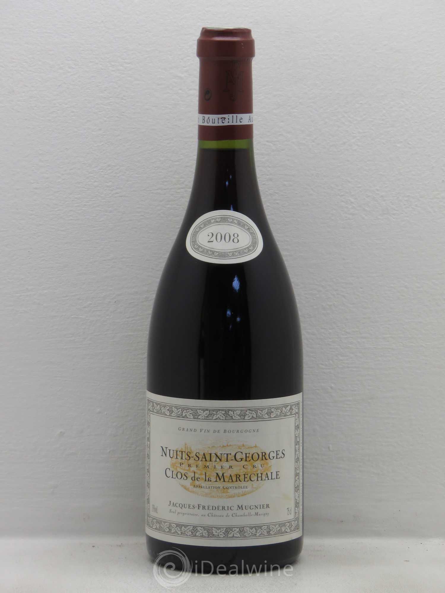 Nuits-Saint-Georges 1er Cru Clos de La Maréchale Jacques-Frédéric Mugnier 2008 - Lot de 1 bouteille - 0