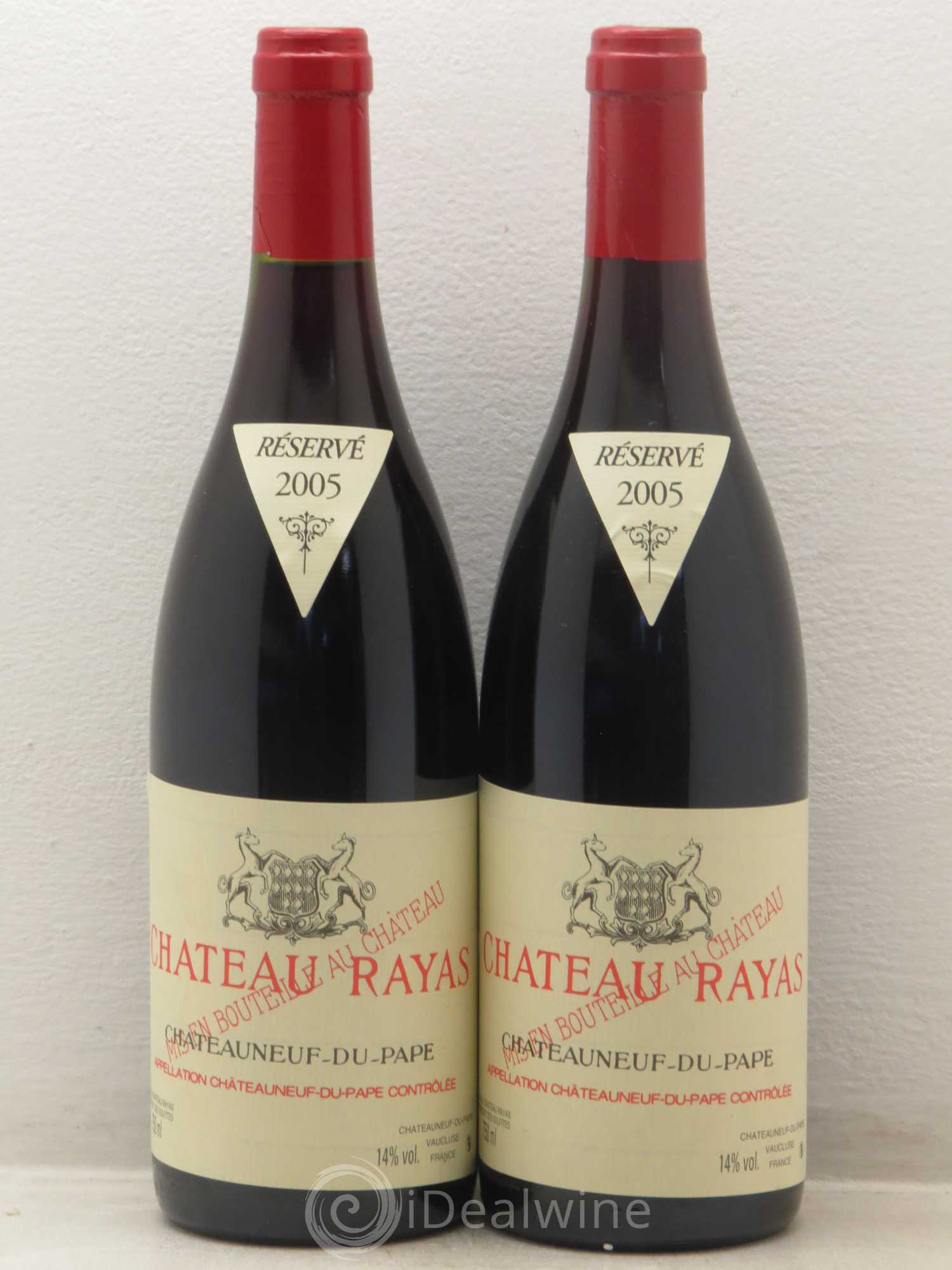 Châteauneuf-du-Pape Château Rayas Emmanuel Reynaud 2005 - Lot de 2 bouteilles - 0