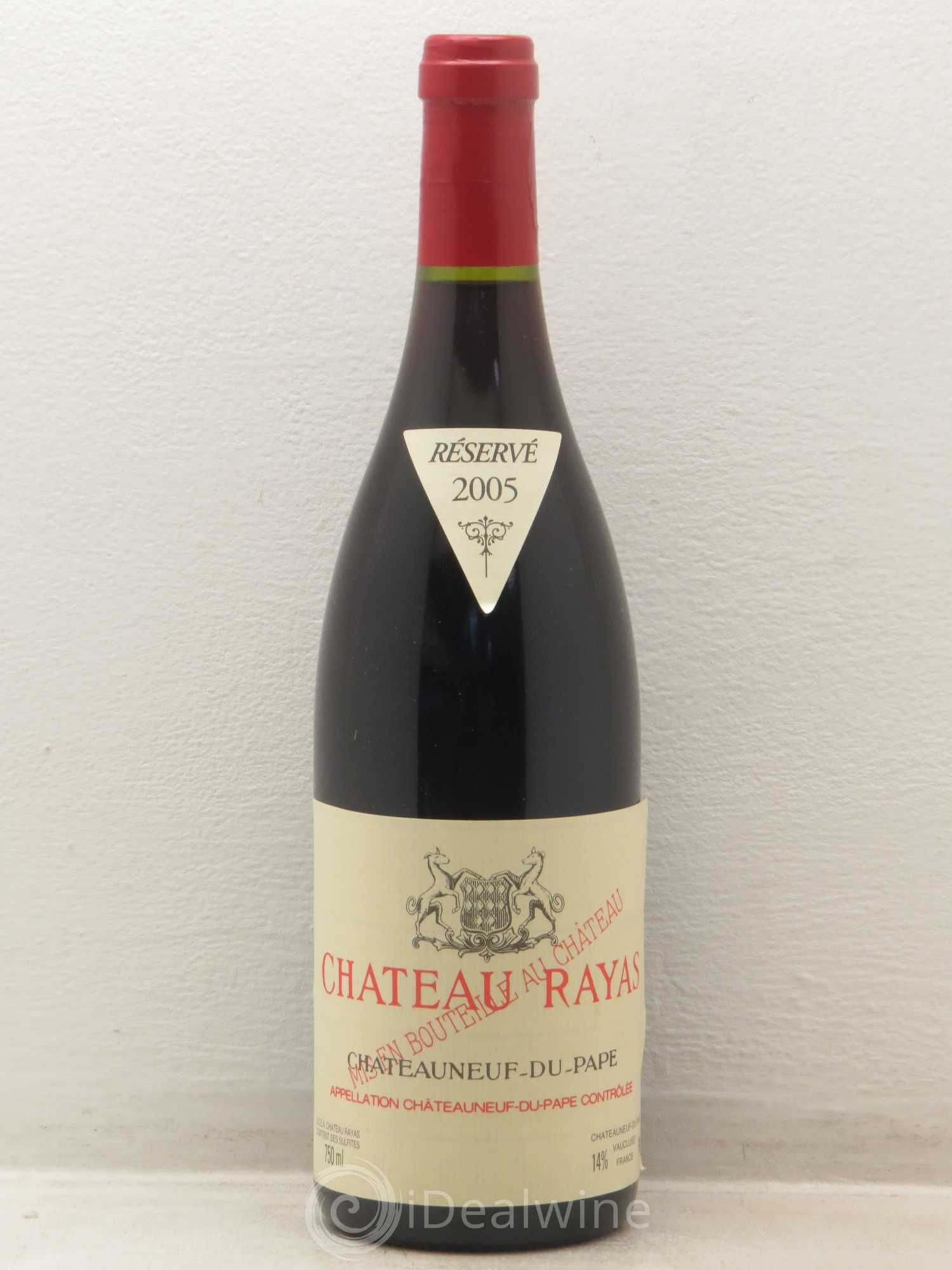 Châteauneuf-du-Pape Château Rayas Emmanuel Reynaud 2005 - Lot de 1 bouteille - 0