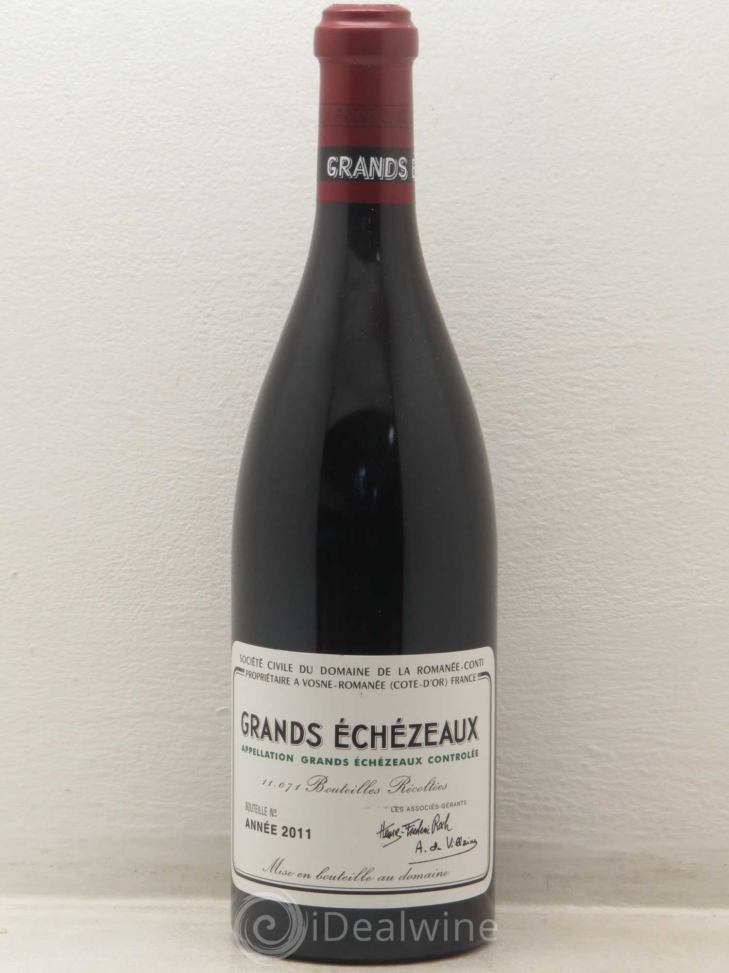 Grands-Echezeaux Grand Cru Domaine de la Romanée-Conti 2011 - Lot de 1 bouteille - 0