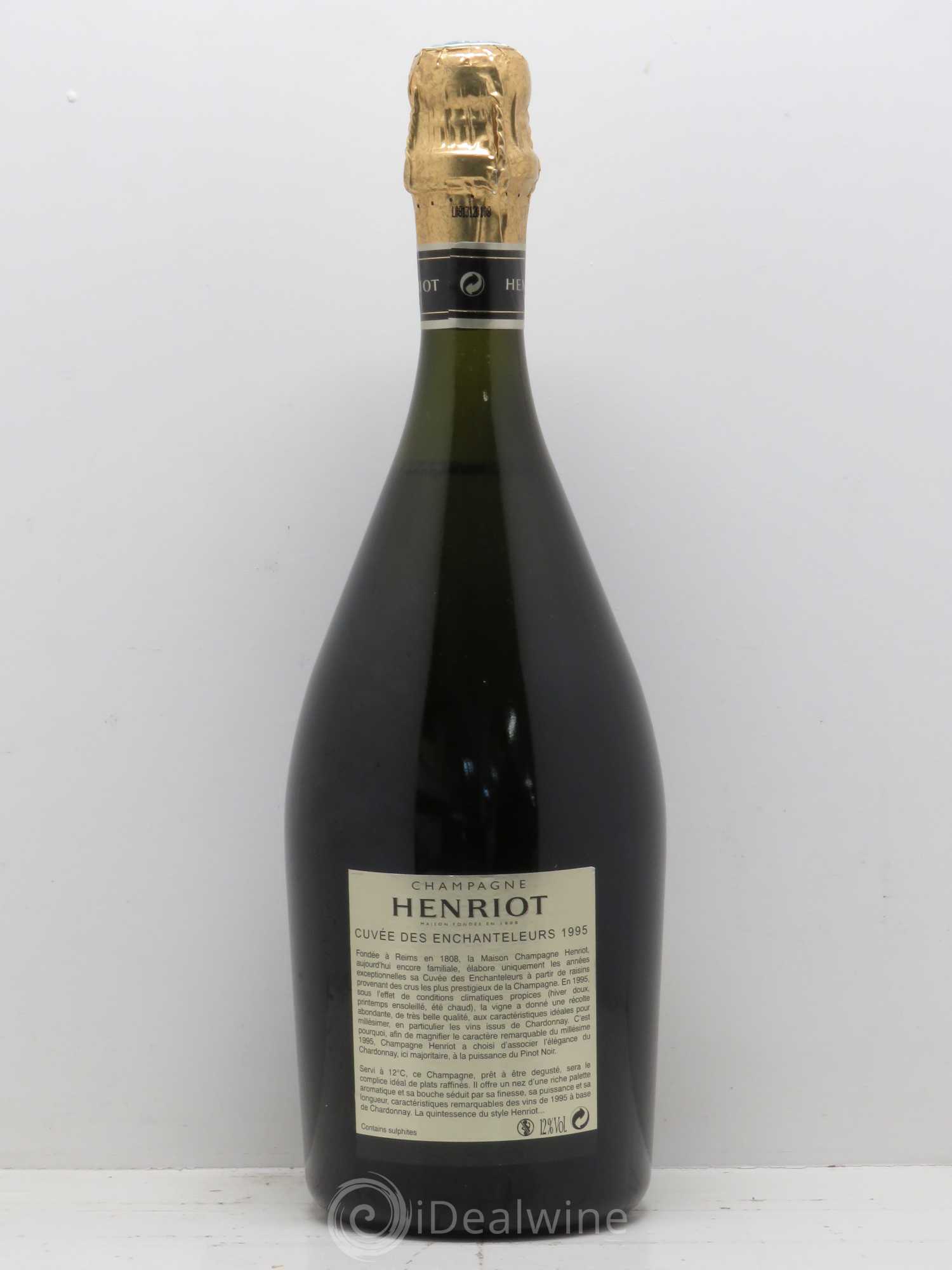 Cuvée des Enchanteleurs Henriot 1995 - Lot de 1 bouteille - 1