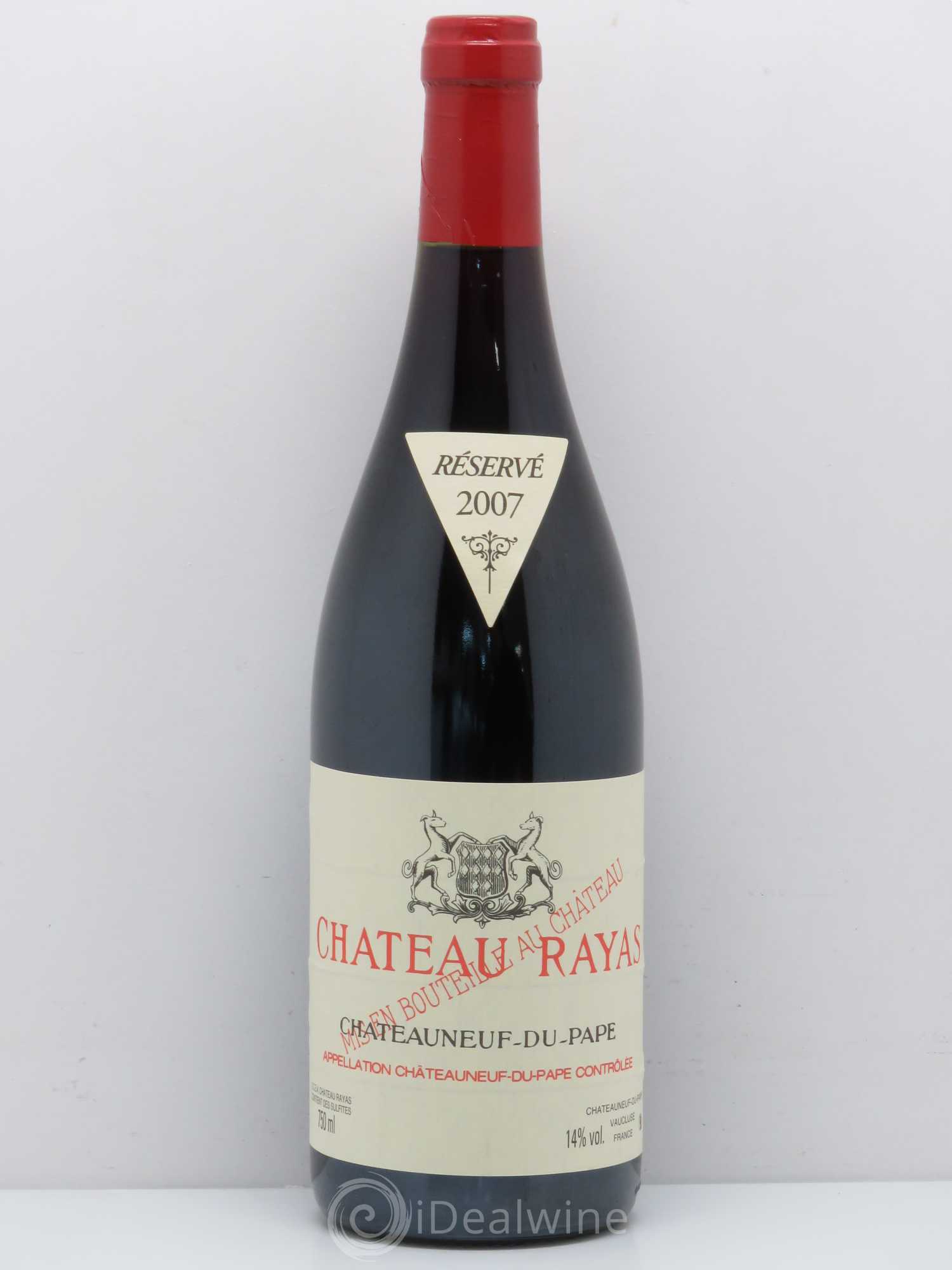 Châteauneuf-du-Pape Château Rayas Emmanuel Reynaud 2007 - Lot de 1 bouteille - 0