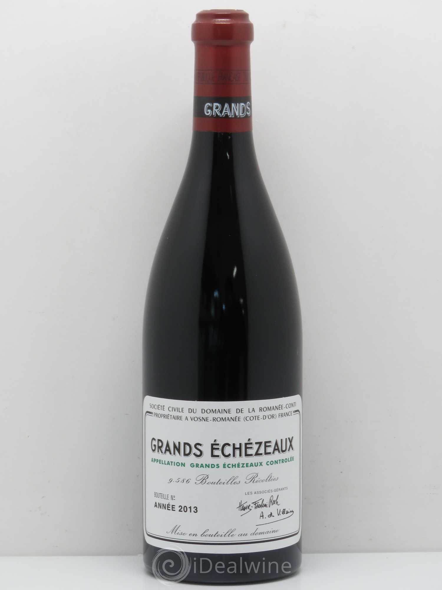 Grands-Echezeaux Grand Cru Domaine de la Romanée-Conti 2013 - Lot de 1 bouteille - 0
