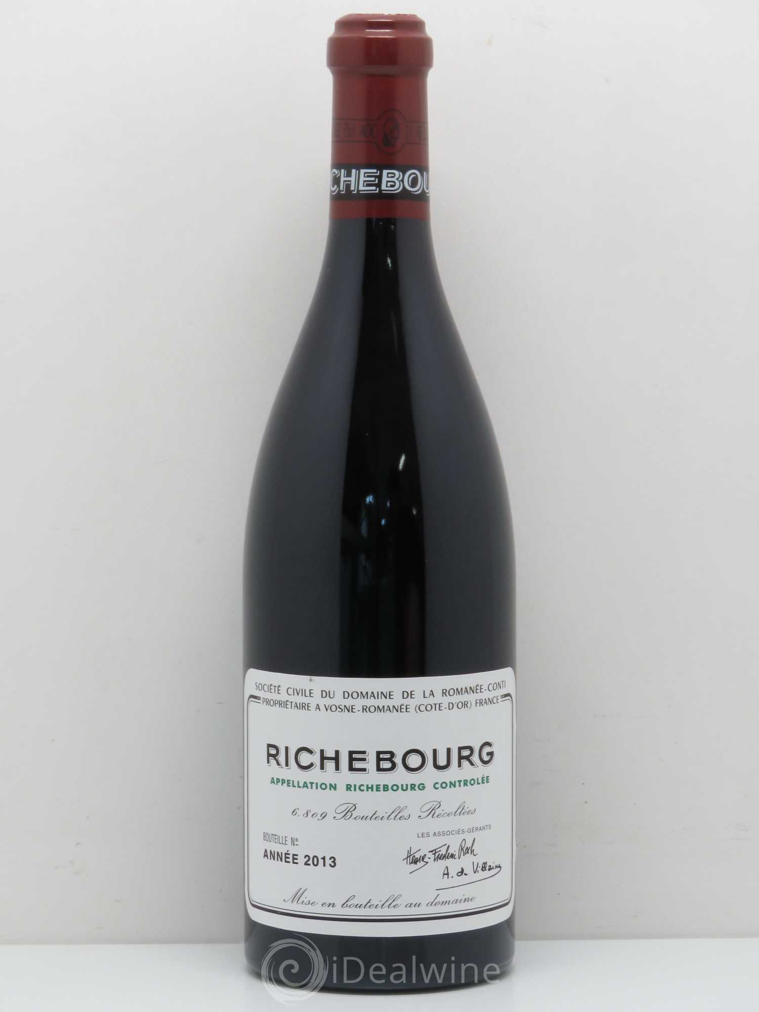Richebourg Grand Cru Domaine de la Romanée-Conti 2013 - Lot de 1 bouteille - 0