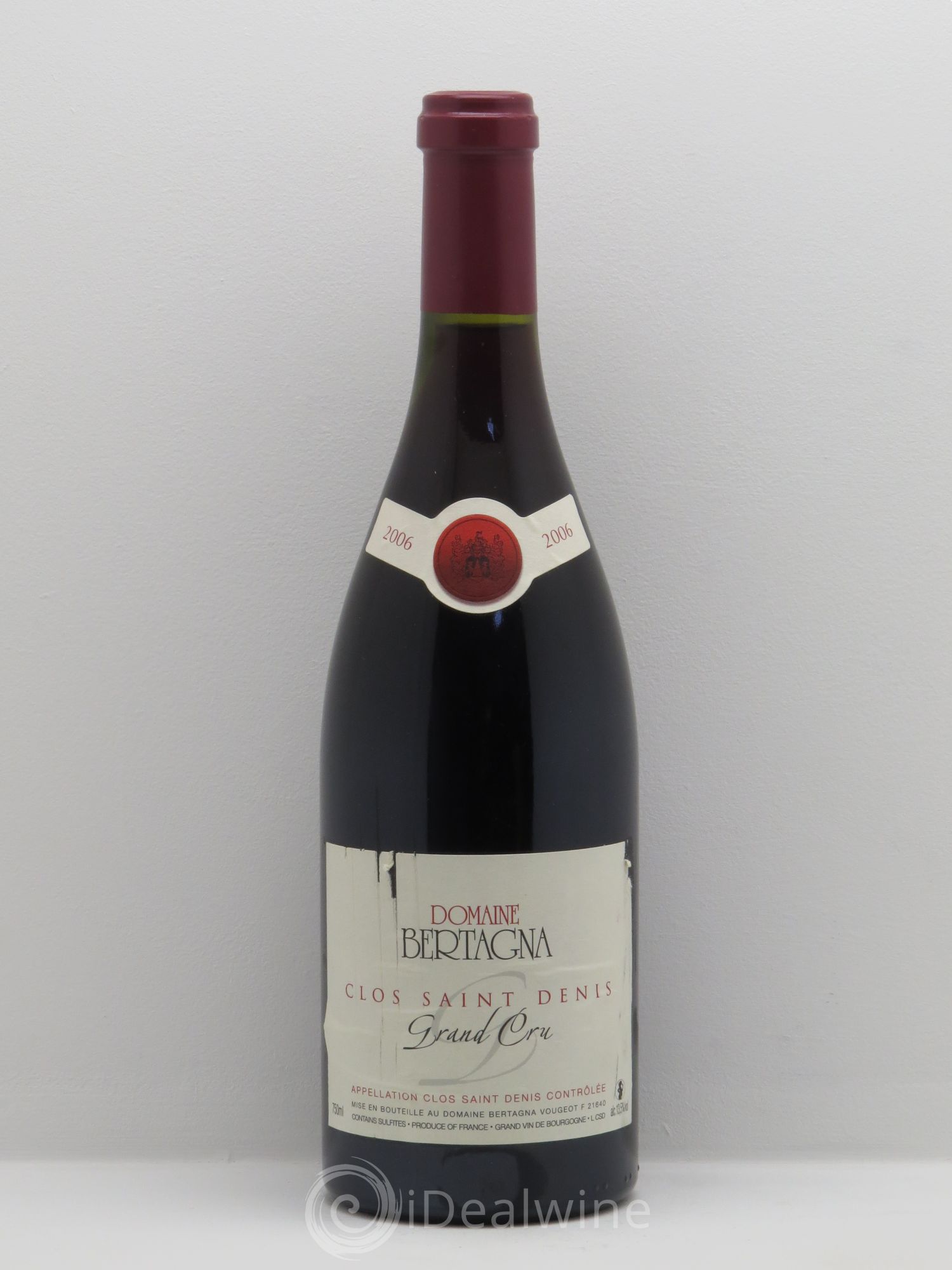 Clos Saint-Denis Grand Cru Bertagna 2006 - Lot de 1 bouteille - 0