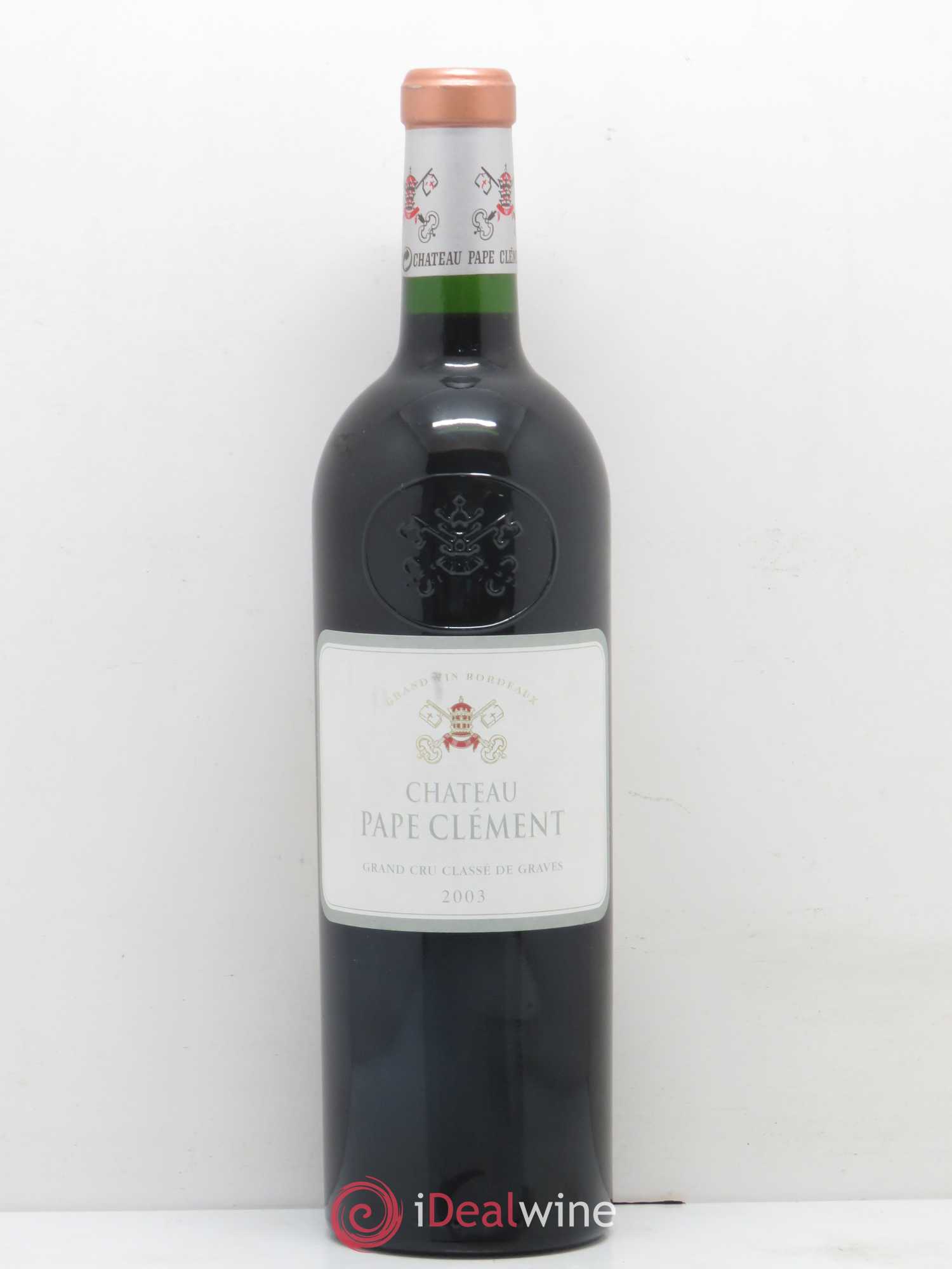 Château Pape Clément Cru Classé de Graves 2003 - Lot de 1 bouteille - 0